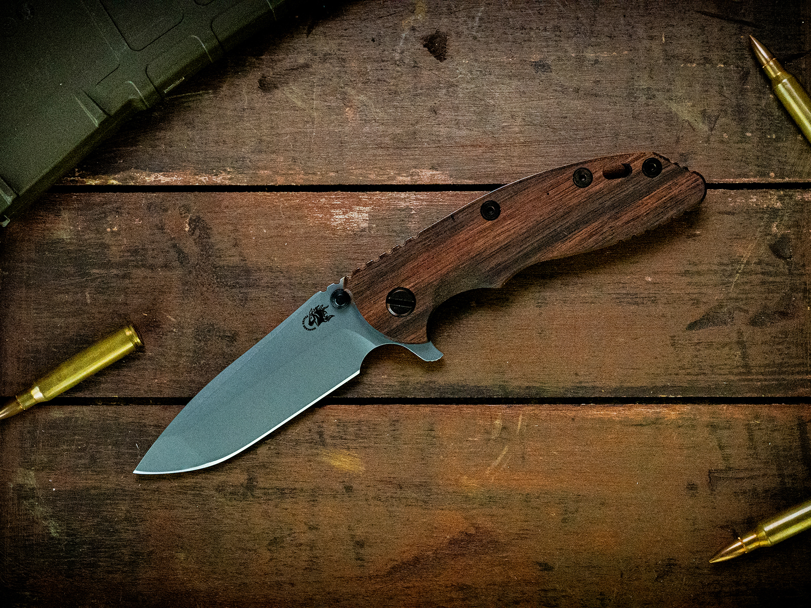 ExpProductCell_XM-18 3.5" Spanto-S45VN-Working Finish Dark Blue-Macassar Ebony-Black Nitride Hardware