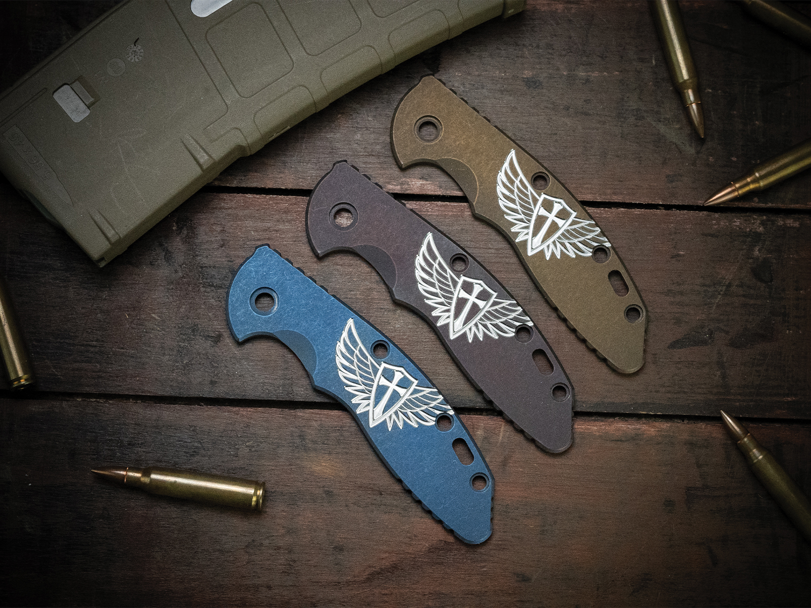 ExpProductCell_3.5" XM18 Titanium Scale-Milled Winged Crusader-Smooth-Working/Battle Finish