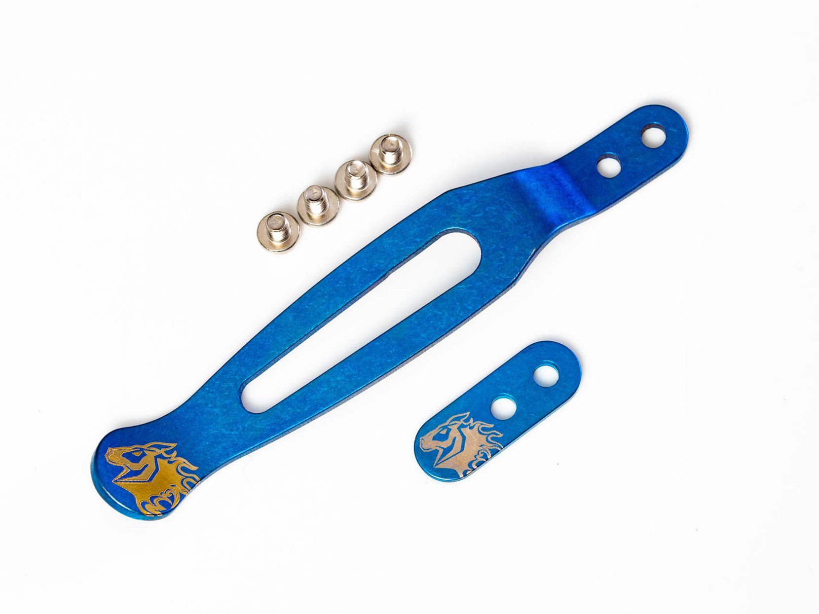 Horse Logo-Stonewash Blue-Clip and Tab Horse Logo-Stonewash Blue-Clip and Tab