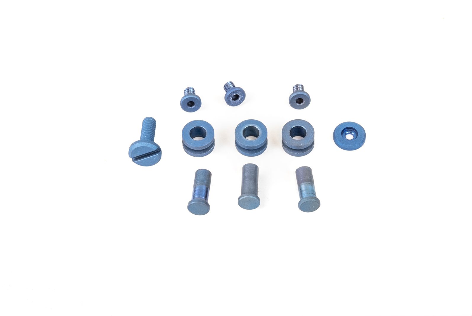 ExpProductCell_XM-24 4.0" Complete Hardware Kit-Titanium-Battle Blue