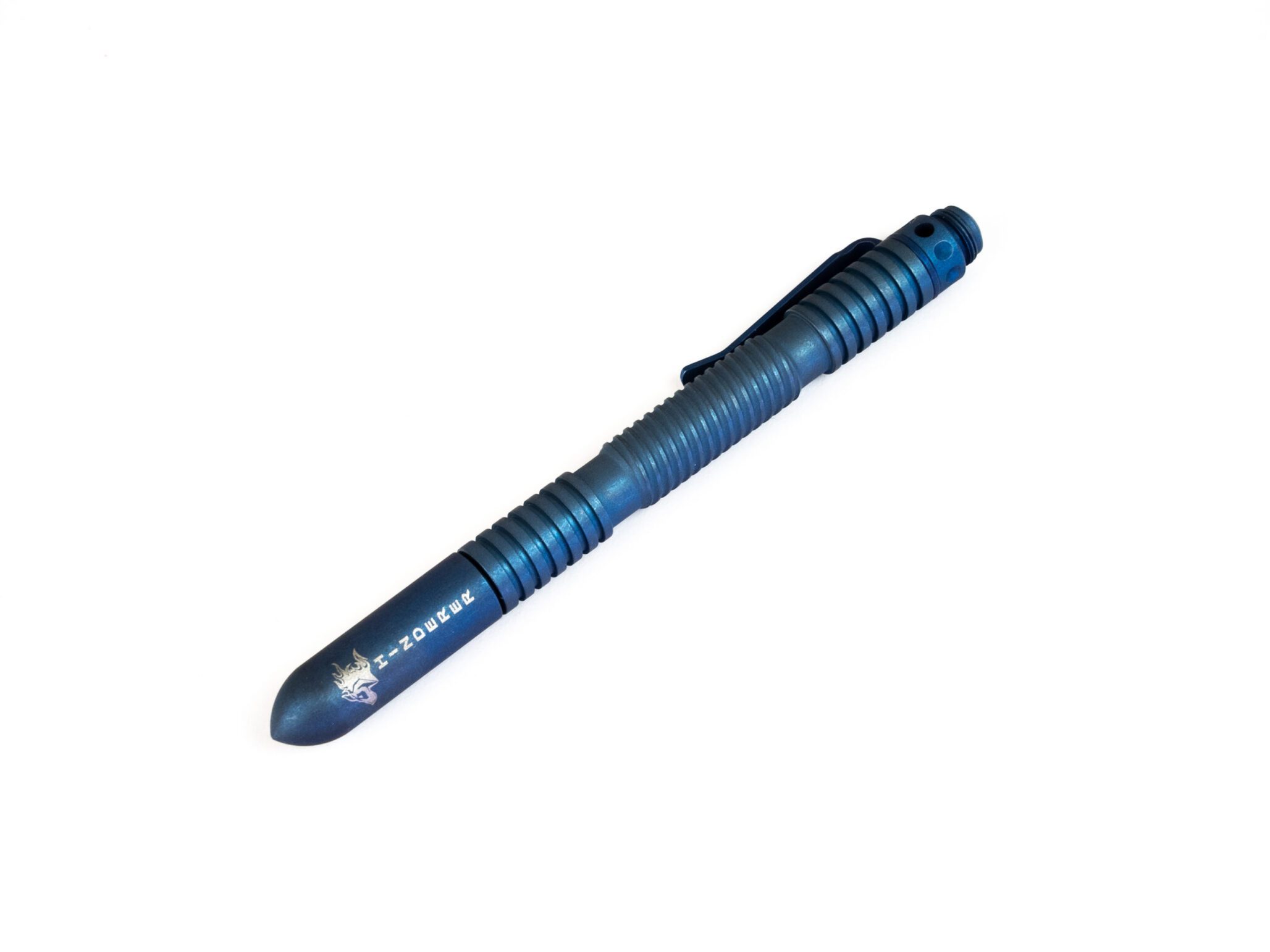 ExpProductCell_Extreme Duty Modular Pen-Titanium-Spiral-Battle Blue