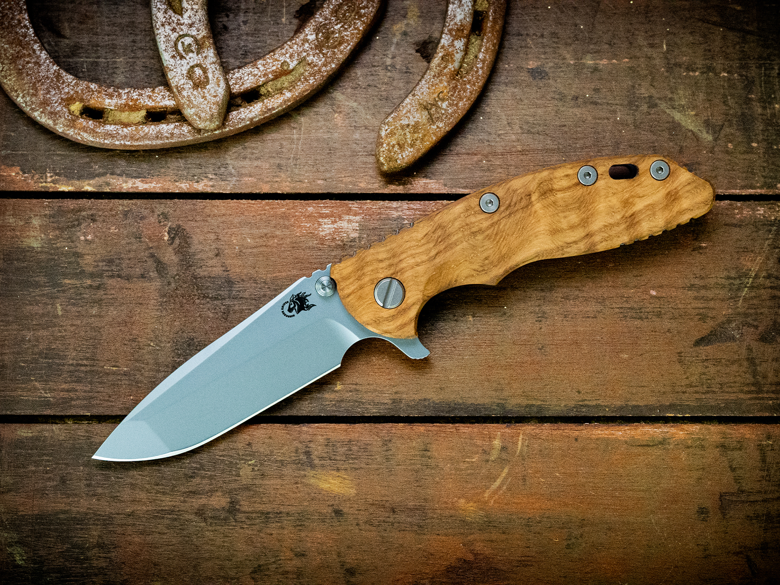 ExpProductCell_XM-18 3.5" Spanto-S45VN-Bead Blast Blue-Curly White Oak-Bead Blast Hardware