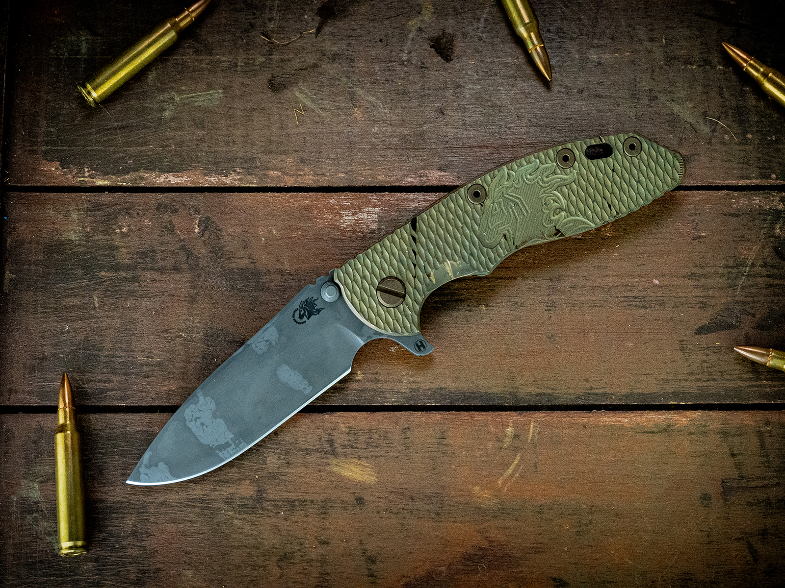 XM-18 3.5-Slicer Hollow Ground-S45VN-BPU907-Textured Lockside-Textured Ti Horsehead XM-18 3.5-Slicer Hollow Ground-S45VN-BPU907-Textured Lockside-Textured Ti Horsehead