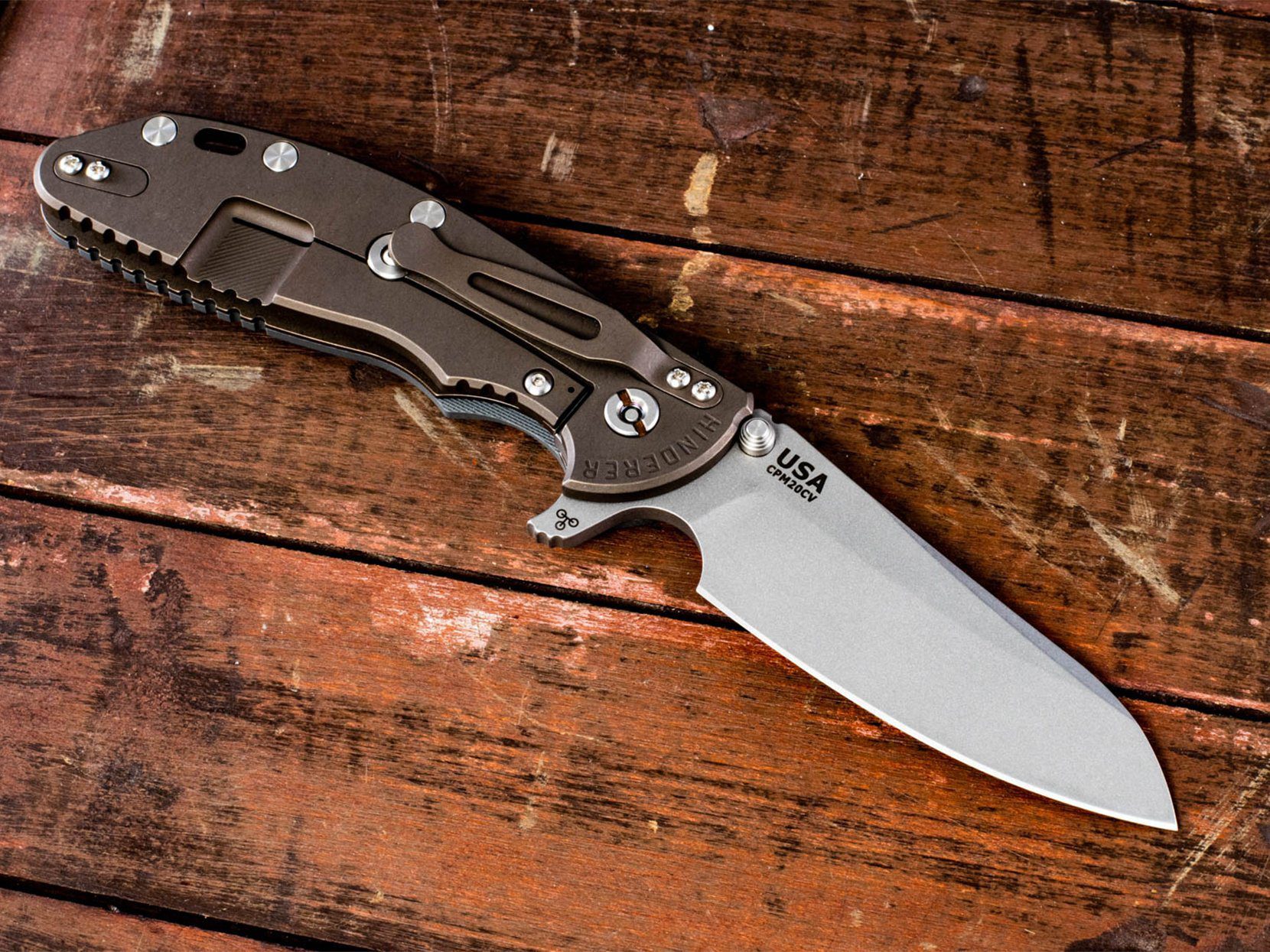 XM-24 Sheepsfoot-Battle Bronze-Grey G10 XM-24 Sheepsfoot-Battle Bronze-Grey G10