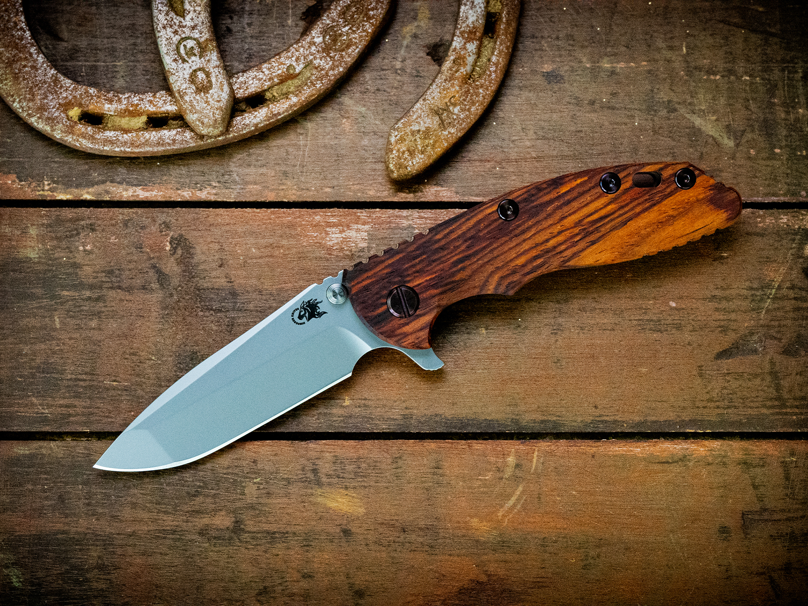 ExpProductCell_XM-18 3.5" Spanto-S45VN-Bead Blast Bronze-Cocobolo-Purple/Bronze Ti Hardware