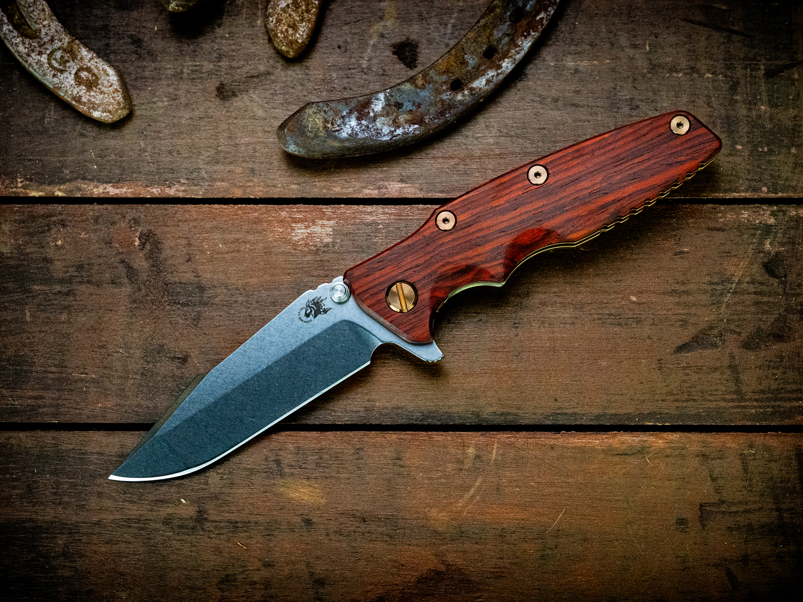 Eklipse-Harpoon Spanto-S45VN-Textured Special Ano-Cocobolo-Bronze Ti Hardware-Bronze Ti Hardware Eklipse-Harpoon Spanto-S45VN-Textured Special Ano-Cocobolo-Bronze Ti Hardware-Bronze Ti Hardware