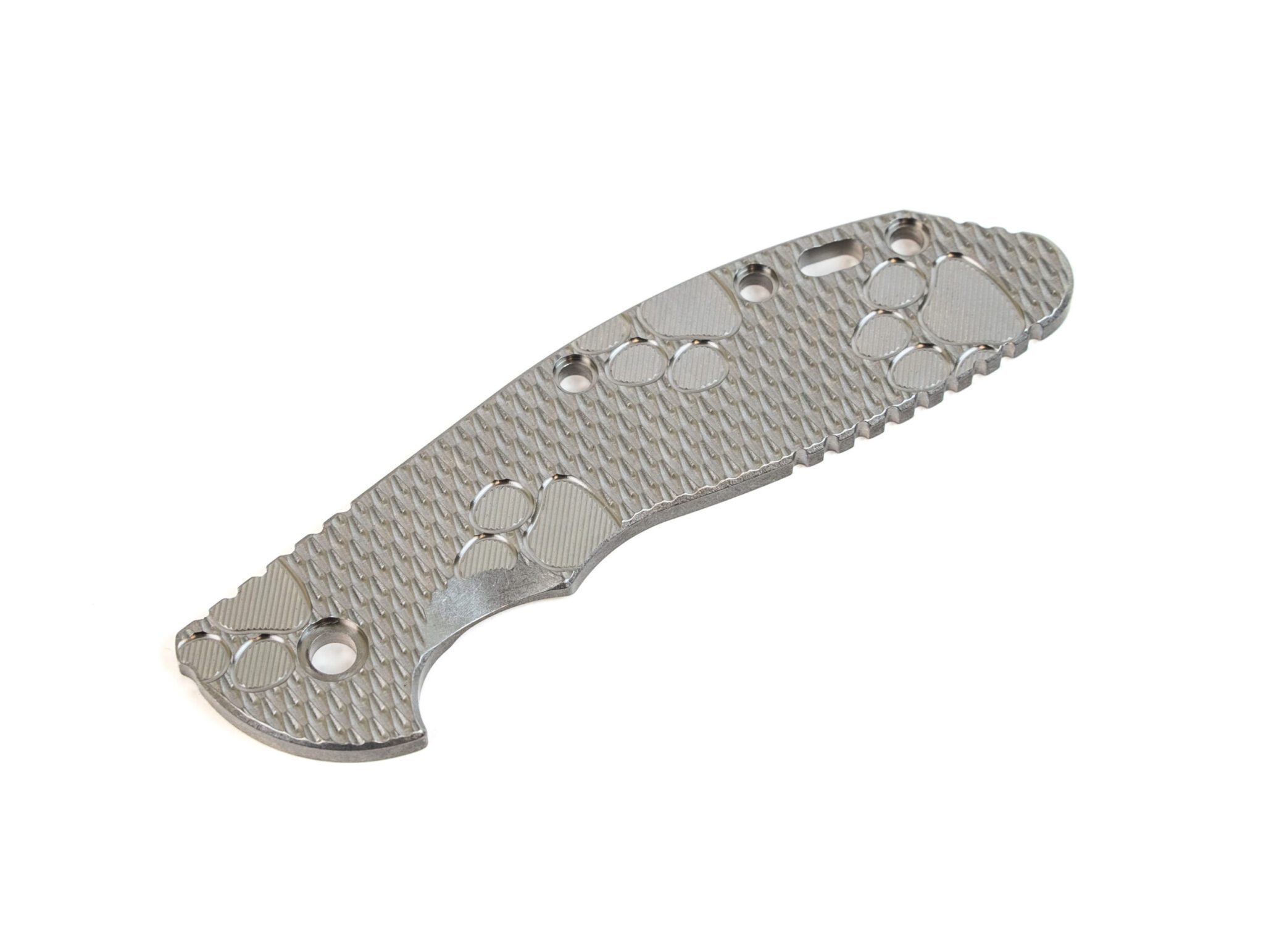 XM-24 Titanium Scale-Textured-Stonewash-Silver-Milled Dog Paws XM-24 Titanium Scale-Textured-Stonewash-Silver-Milled Dog Paws