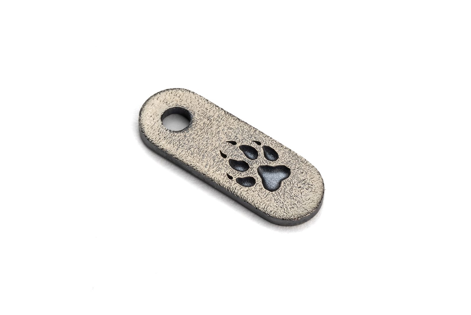 Hinderer Knives/Steel Flame Sterling Silver Wolf Paw Filler Tab one per household Hinderer Knives/Steel Flame Sterling Silver Wolf Paw Filler Tab one per household