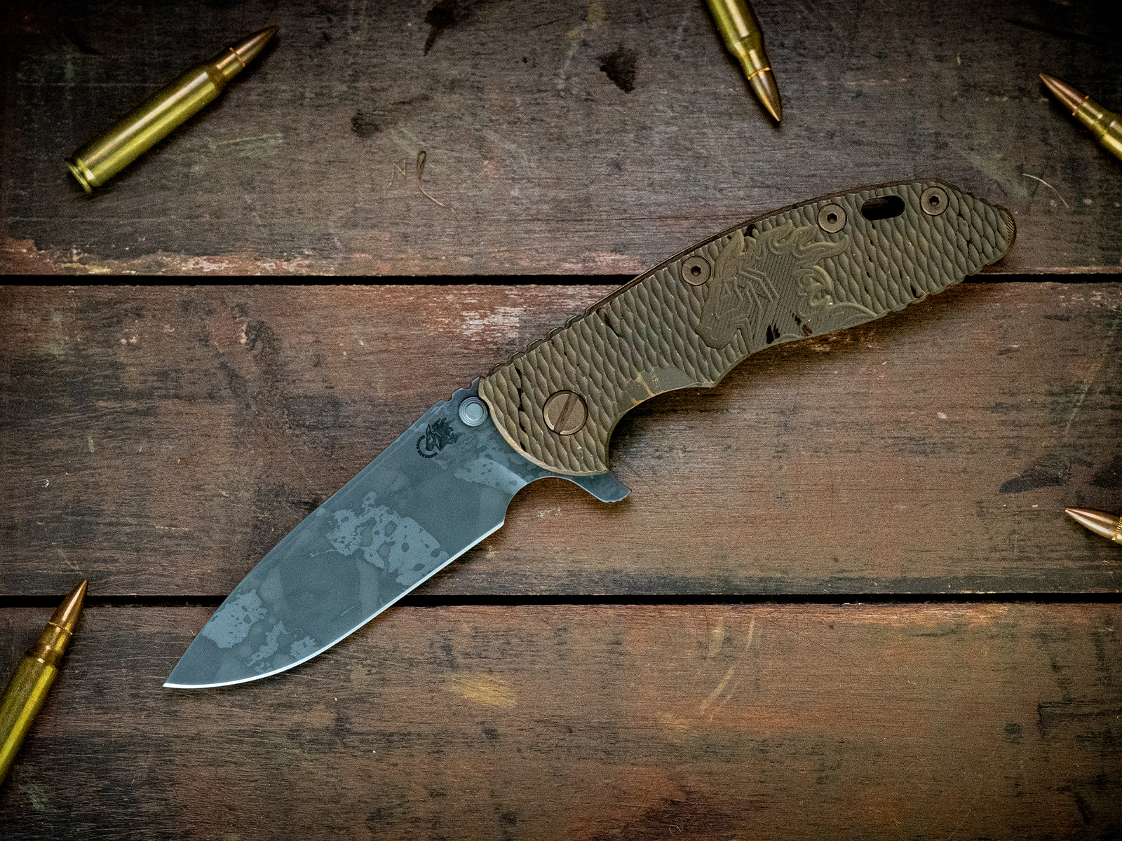 XM-18 3.5- Slicer Flat Ground-S45VN-BPU981-Textured Milled Horsehead XM-18 3.5- Slicer Flat Ground-S45VN-BPU981-Textured Milled Horsehead