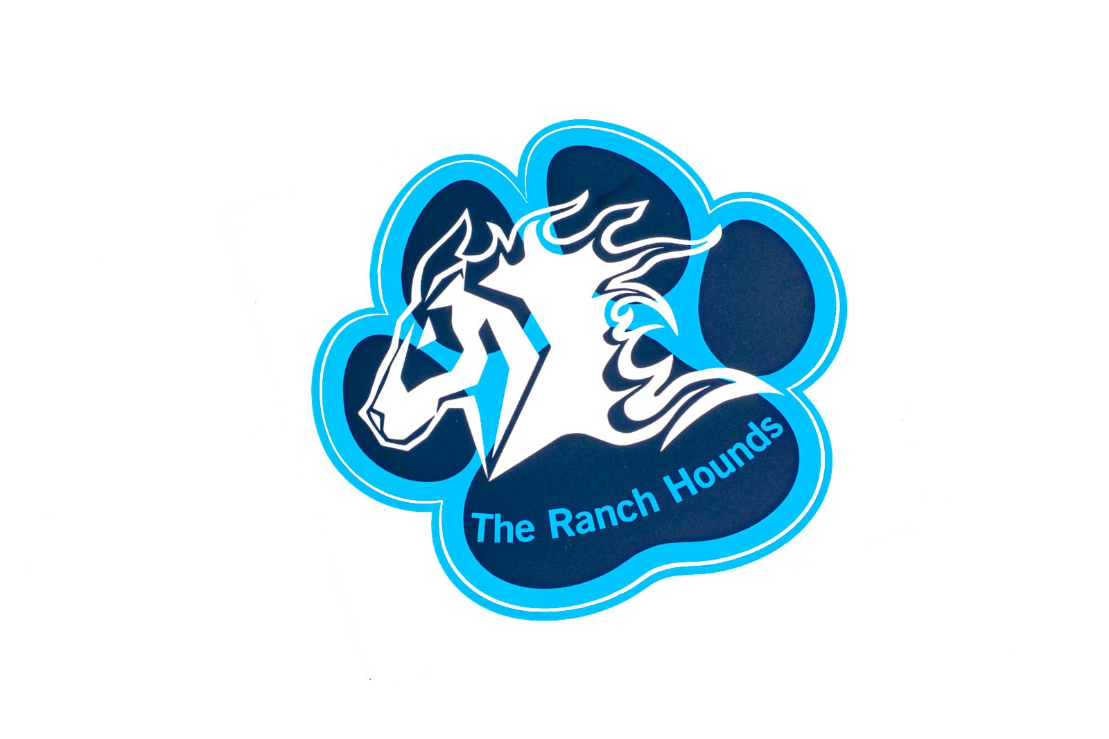 Ranch Hounds "Paw" Sticker- 2.5"x 2.5" Ranch Hounds "Paw" Sticker- 2.5"x 2.5"