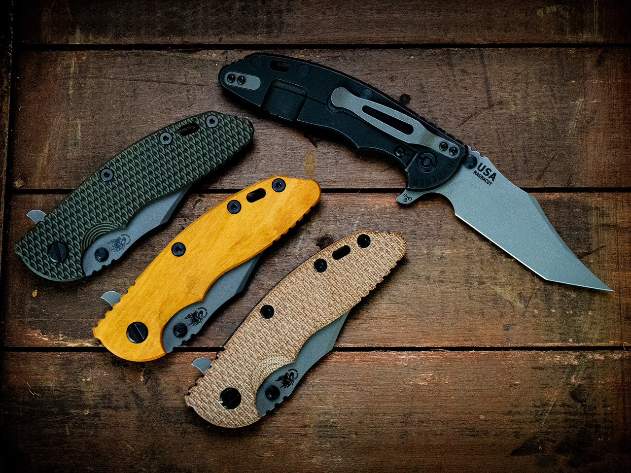 ExpProductCell_XM-18 3.5" Aggressor-Magnacut-Battle Black-Working Finish Blade-Various Handles-Black Nitride Hardware-2