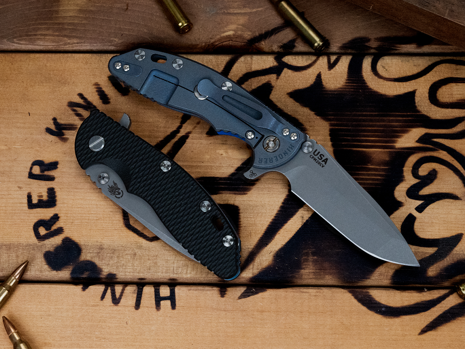 XM-18 3.5" Spanto-20CV-Battle Blue-G10 XM-18 3.5" Spanto-20CV-Battle Blue-G10