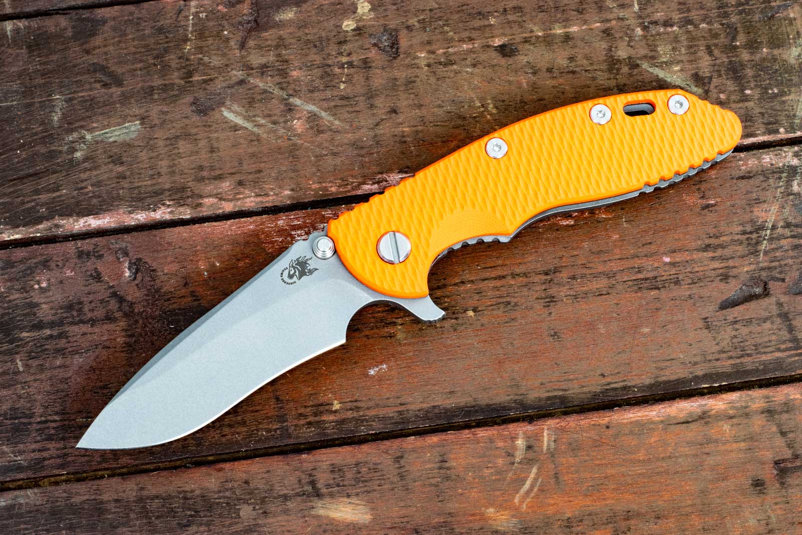 XM-18 3.5" Recurve-Working Finish-Orange G10
