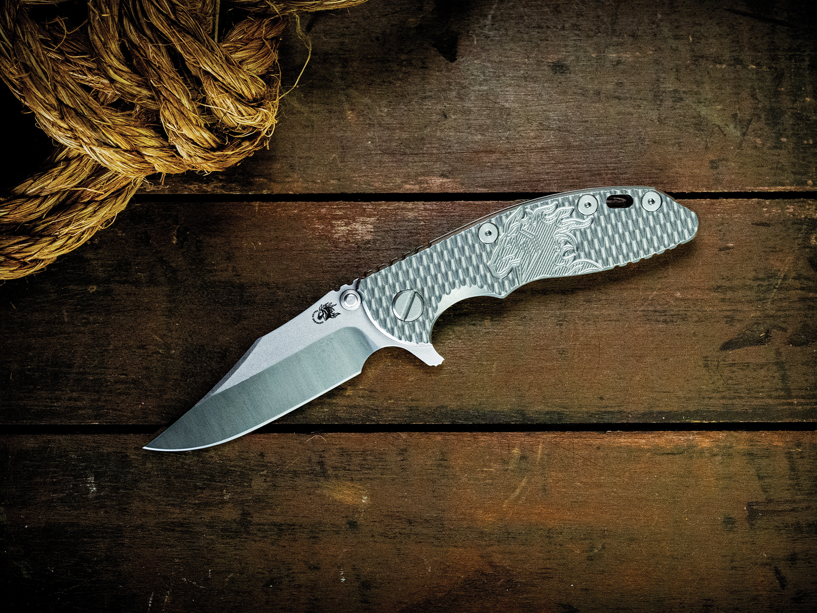 ExpProductCell_XM-18 3.0" Bowie-20CV-Satin Bevel-Bead Blast Full Ti-Milled Horsehead ExpProductCell_XM-18 3.0" Bowie-20CV-Satin Bevel-Bead Blast Full Ti-Milled Horsehead