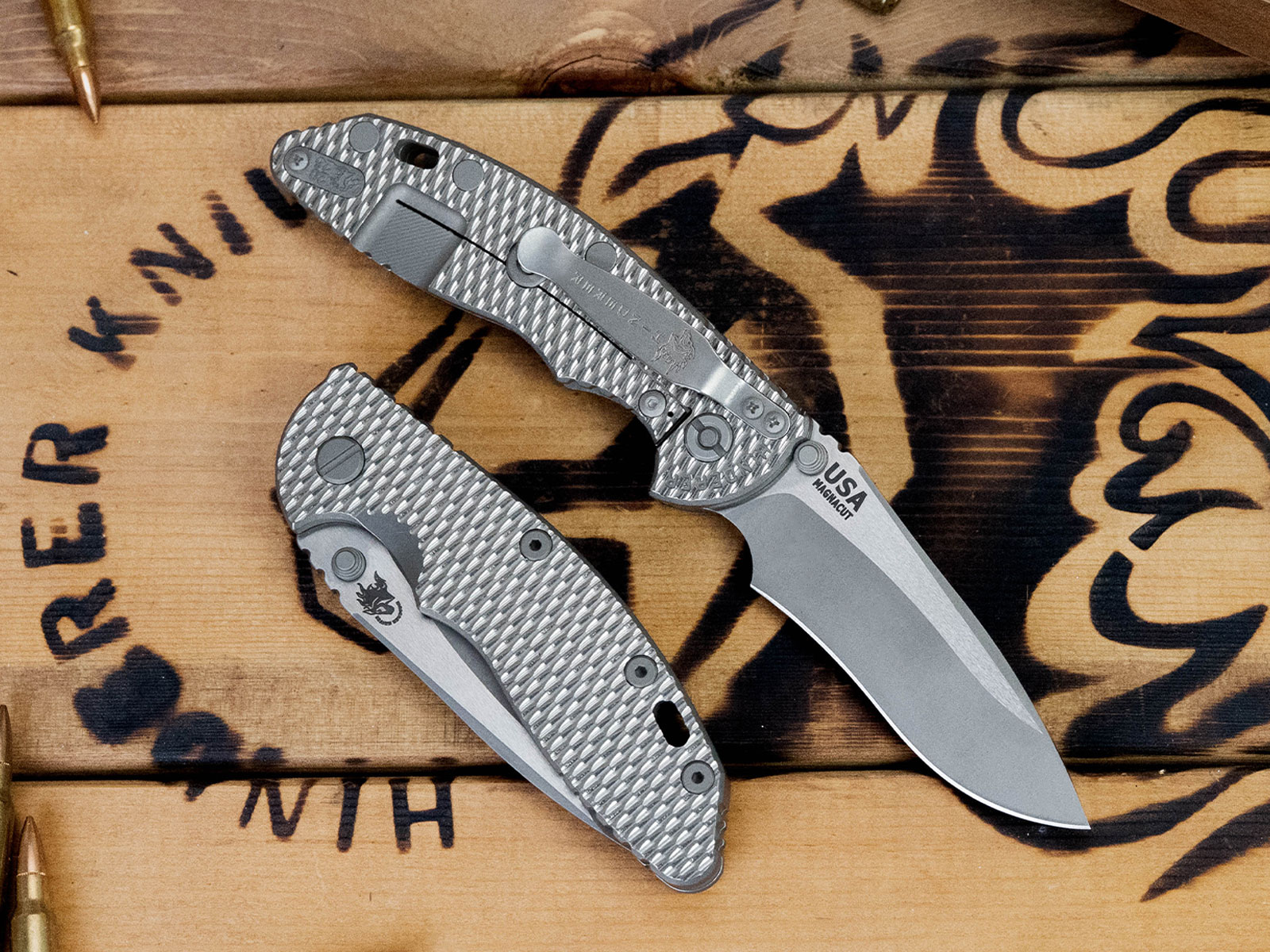 ExpProductCell_XM-18 3.5" Recurve-Non Flipper-Magnacut-Two Tone Blade - Full Textured Working Finish Titanium-Working Finish Hardware-3D 2026 WF Filler Tab ExpProductCell_XM-18 3.5" Recurve-Non Flipper-Magnacut-Two Tone Blade - Full Textured Working Finish Titanium-Working Finish Hardware-3D 2026 WF Filler Tab
