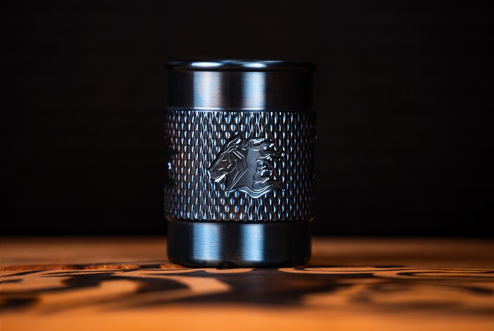 Rick's Special - Rick Hinderer Knives Shot Glass Textured - Titanium Blue/Blue Rick's Special - Rick Hinderer Knives Shot Glass Textured - Titanium Blue/Blue