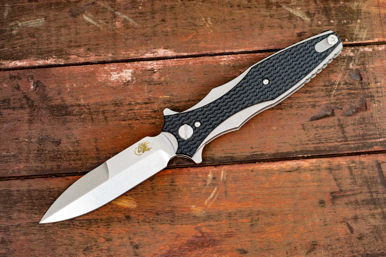 Maximus-"Bayonet Grind"-Stonewash-G10 Maximus-"Bayonet Grind"-Stonewash-G10