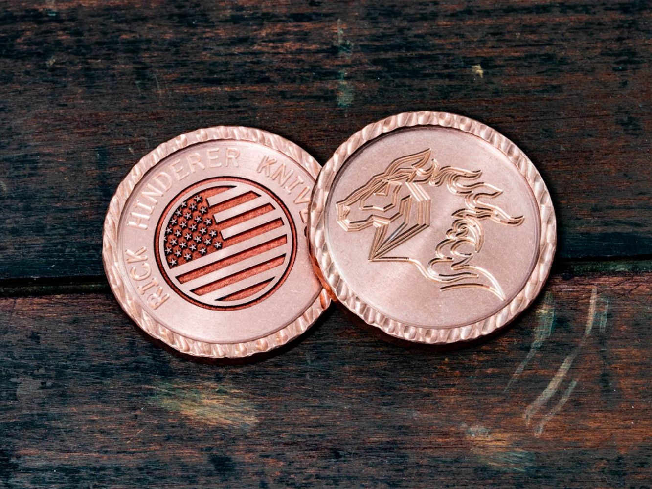 ExpProductCell_American Flag Copper Challenge Coin