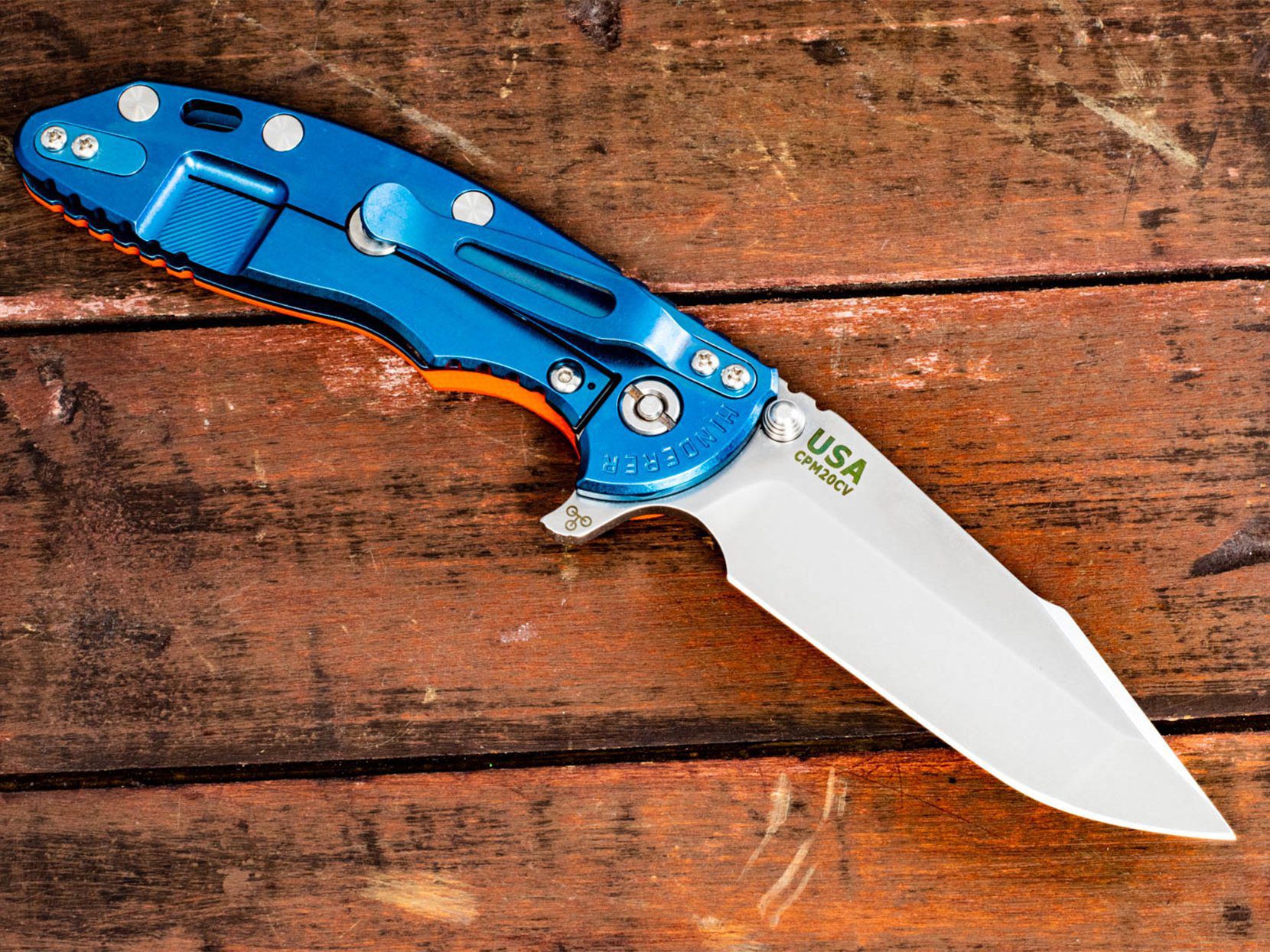 XM-18 3.5" Skinny Harpoon Spanto-Stonewash Blue-G10 XM-18 3.5" Skinny Harpoon Spanto-Stonewash Blue-G10