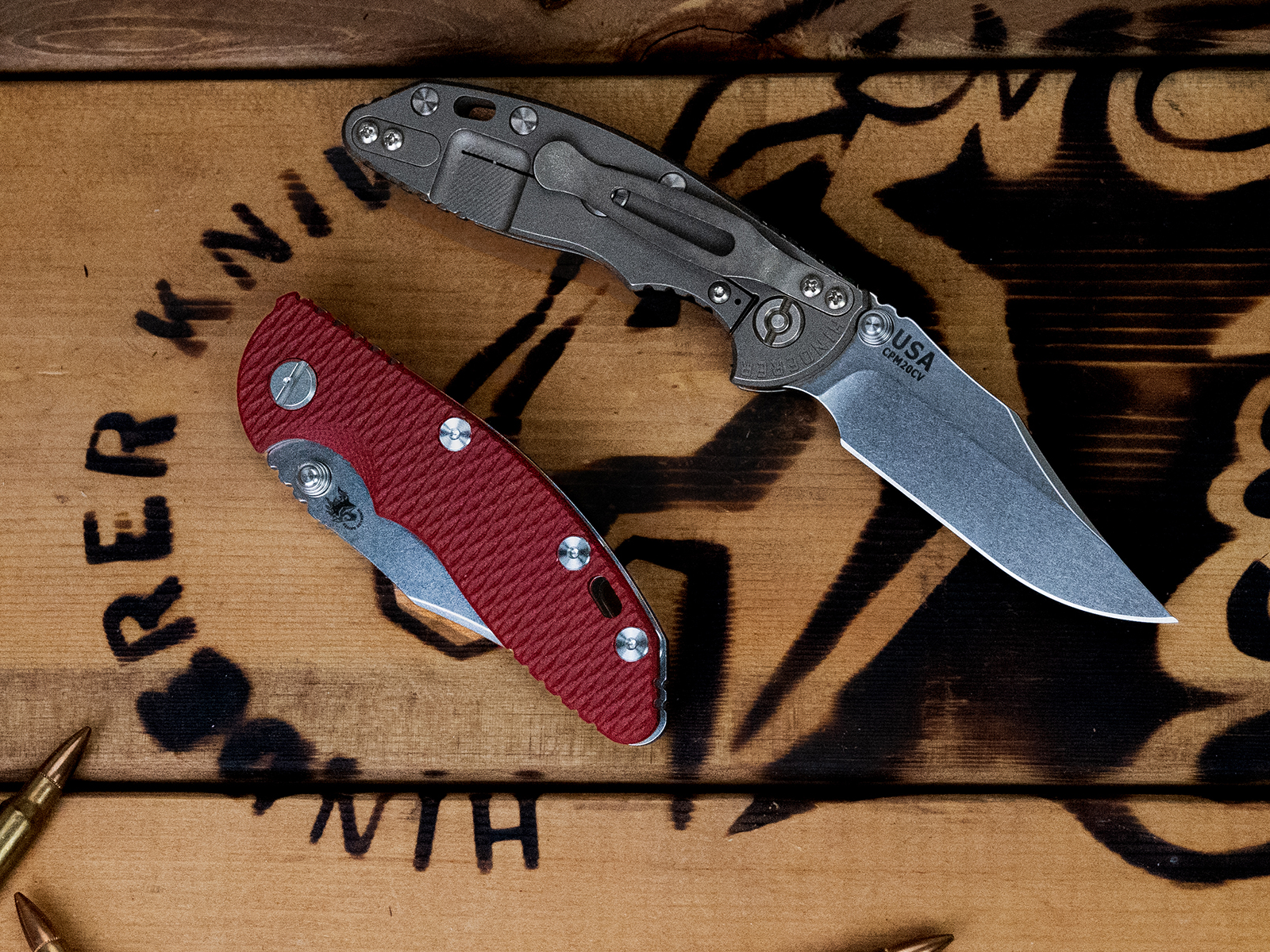 ExpProductCell_XM-18 3.0" Bowie Non-Flipper-20CV-Working Finish-Stonewash Blade-G10