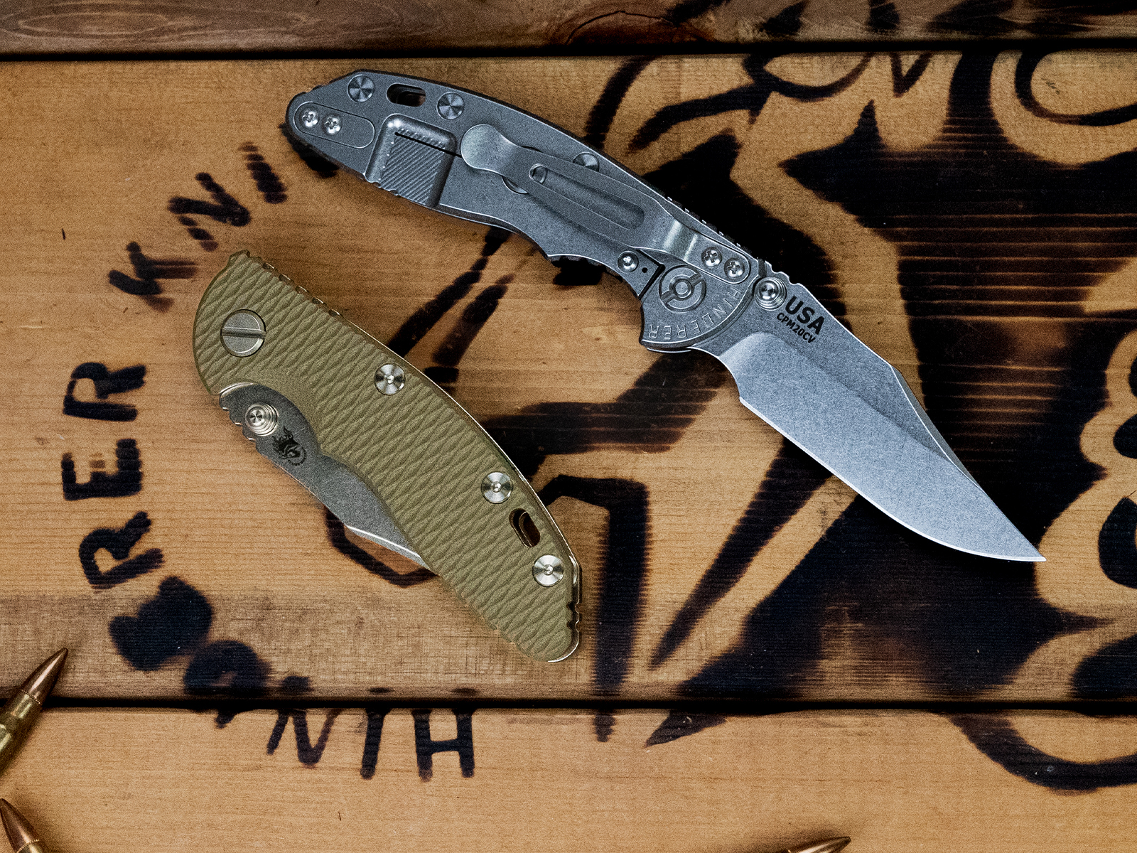ExpProductCell_XM-18 3.0" Bowie Non-Flipper-20CV-Stonewash-G10