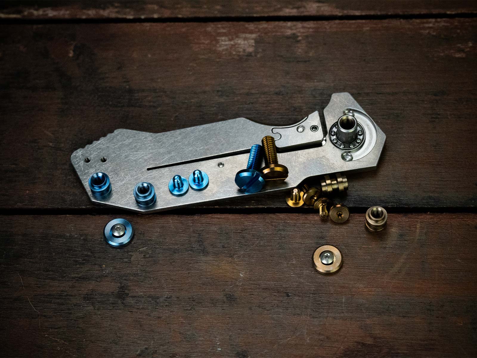 ExpProductCell_Halftrack Complete Hardware Kit-Titanium-Stonewash
