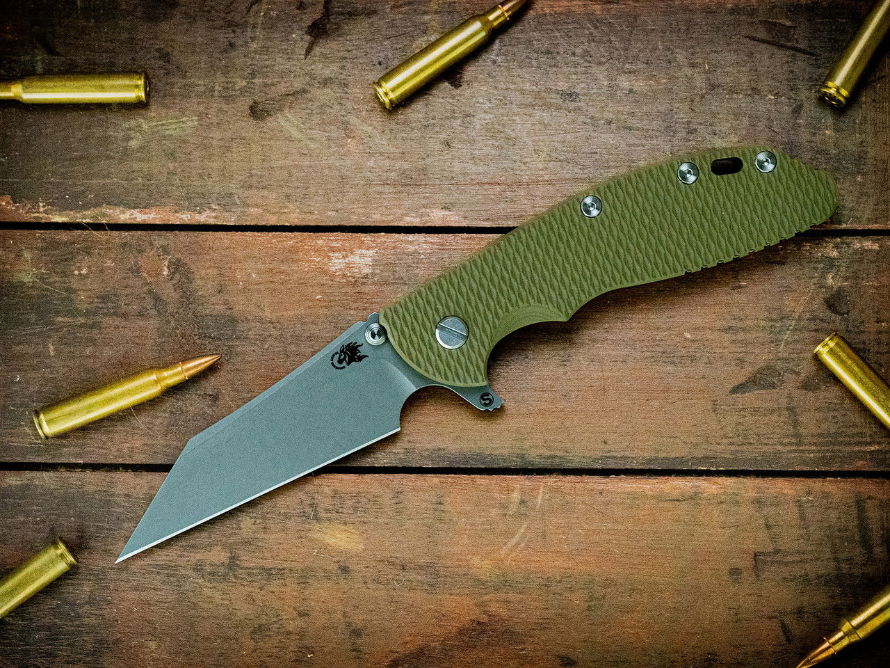 XM-24 Wharncliffe Skinny-S45VN-Battle Blue-G10