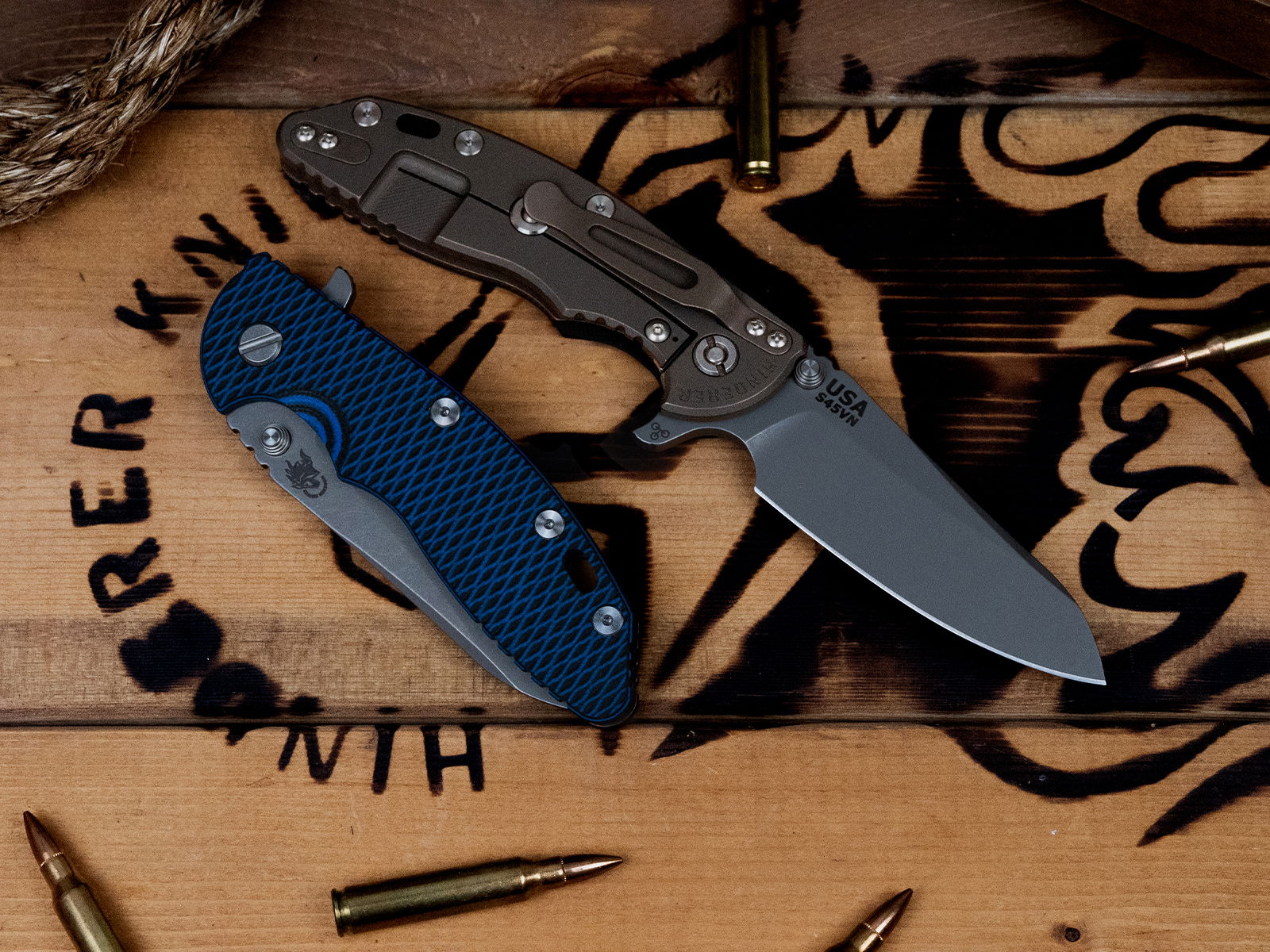 Shop for Folding Knives, Fixed Blade & Lottery Knives | Rick Hinderer