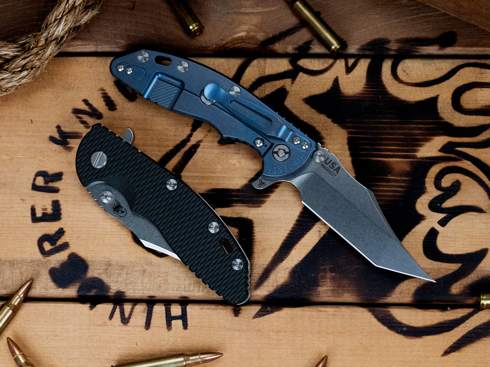 XM-18 3.5" Aggressor-Magnacut-Stonewash Blue-G10 XM-18 3.5" Aggressor-Magnacut-Stonewash Blue-G10