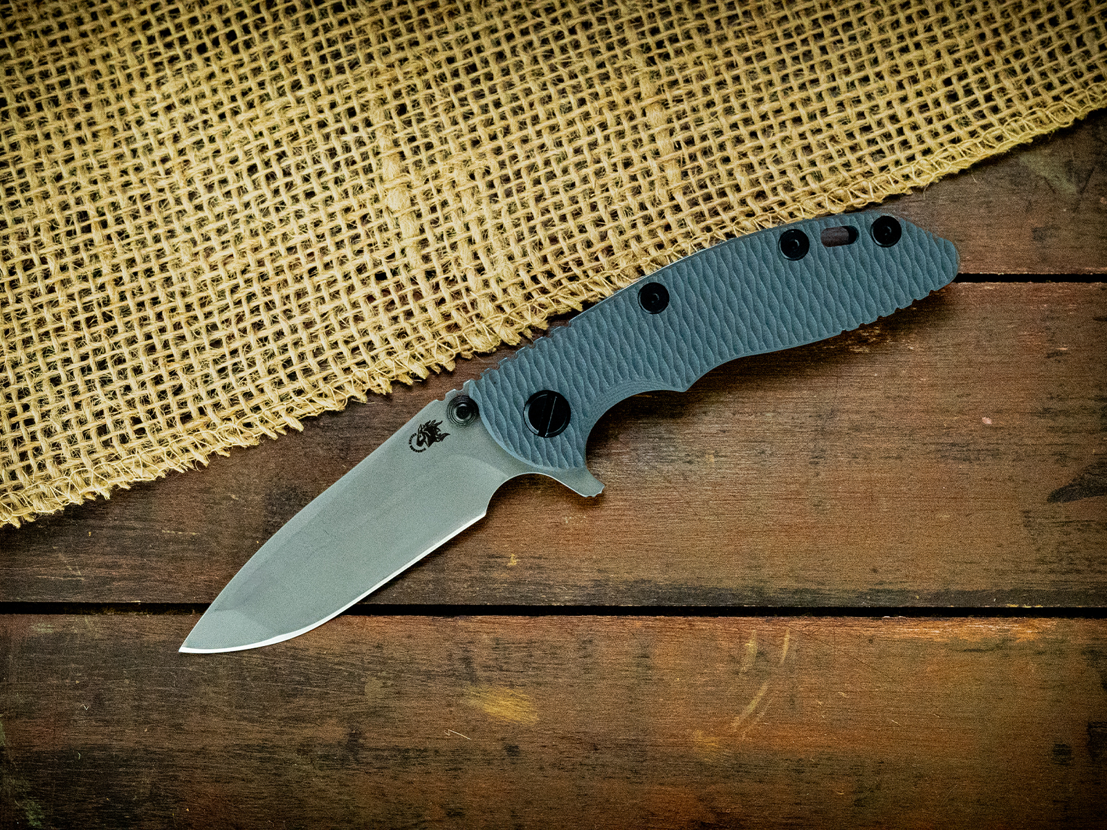 XM-18 3" Spanto-Working Finish Blue-Grey G10-Black Nitride Hardware XM-18 3" Spanto-Working Finish Blue-Grey G10-Black Nitride Hardware