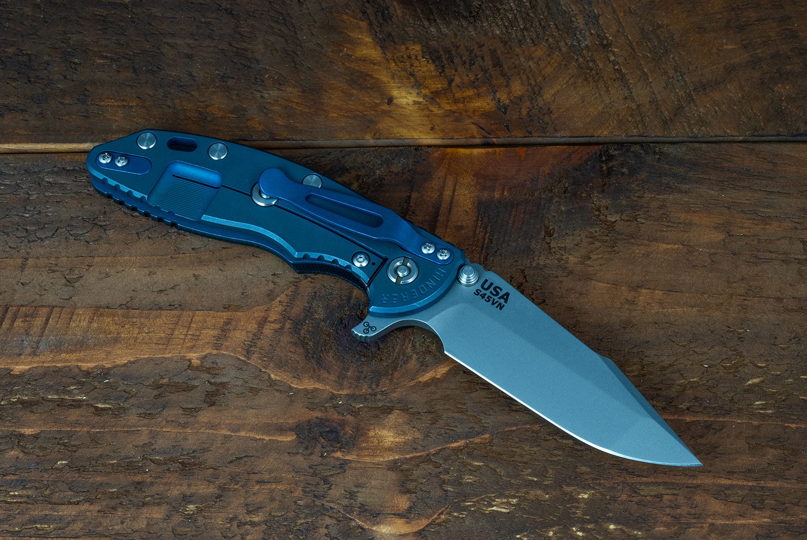 XM-18 3.5" Harpoon Spanto-S45VN-Battle Blue-G10