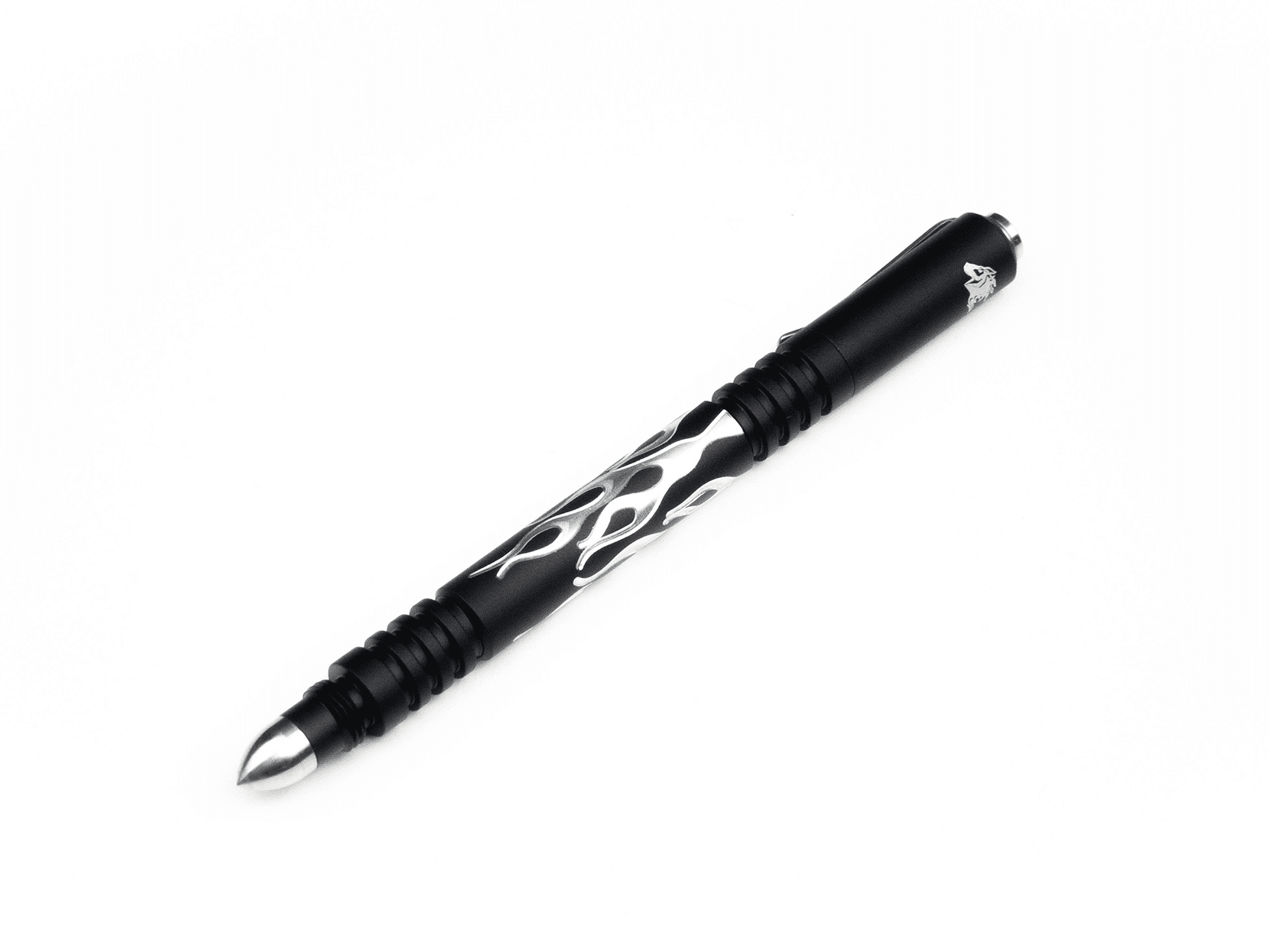 Investigator Pen-Flames-Aluminum Matte Black Investigator Pen-Flames-Aluminum Matte Black