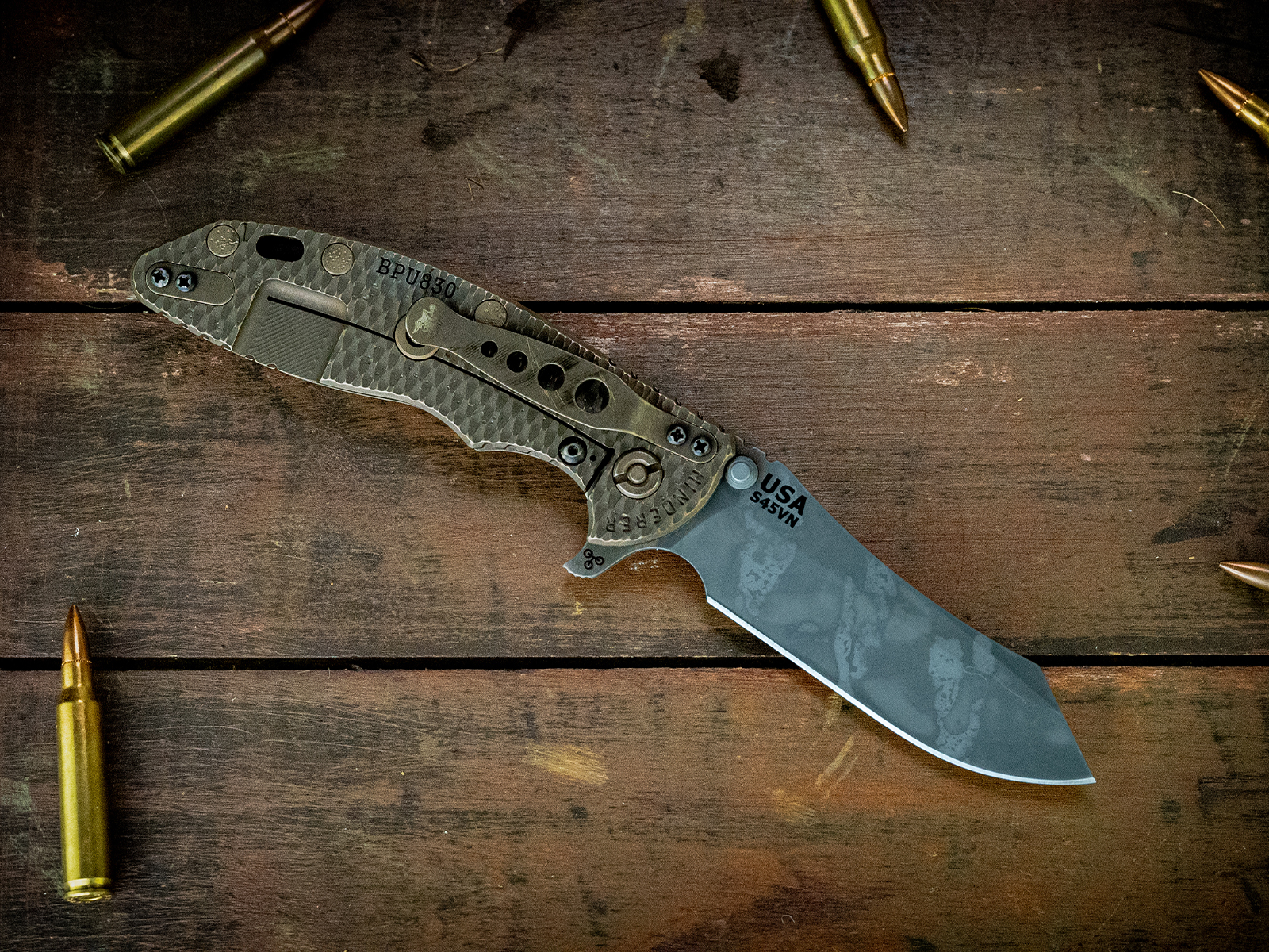 XM-18 3.5-Skinner-S45VN-BPU830-Textured Lockside-Smooth Ti Scale XM-18 3.5-Skinner-S45VN-BPU830-Textured Lockside-Smooth Ti Scale