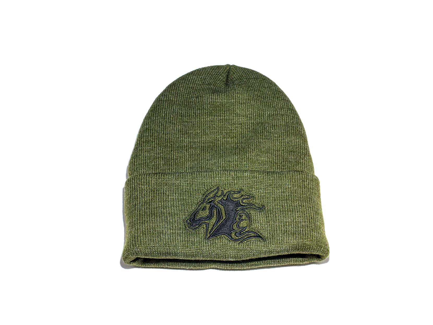 Hinderer Knives Logo Stocking Hat-OD Green Hinderer Knives Logo Stocking Hat-OD Green