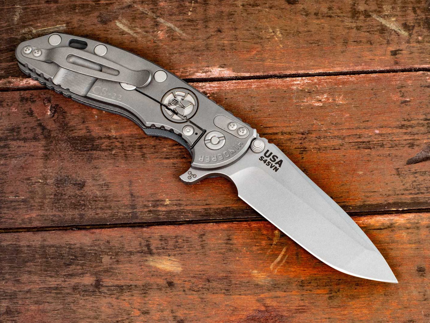 XM-18 3.5"-Spanto-Containment Series-Working Finish-Grey G10 XM-18 3.5"-Spanto-Containment Series-Working Finish-Grey G10