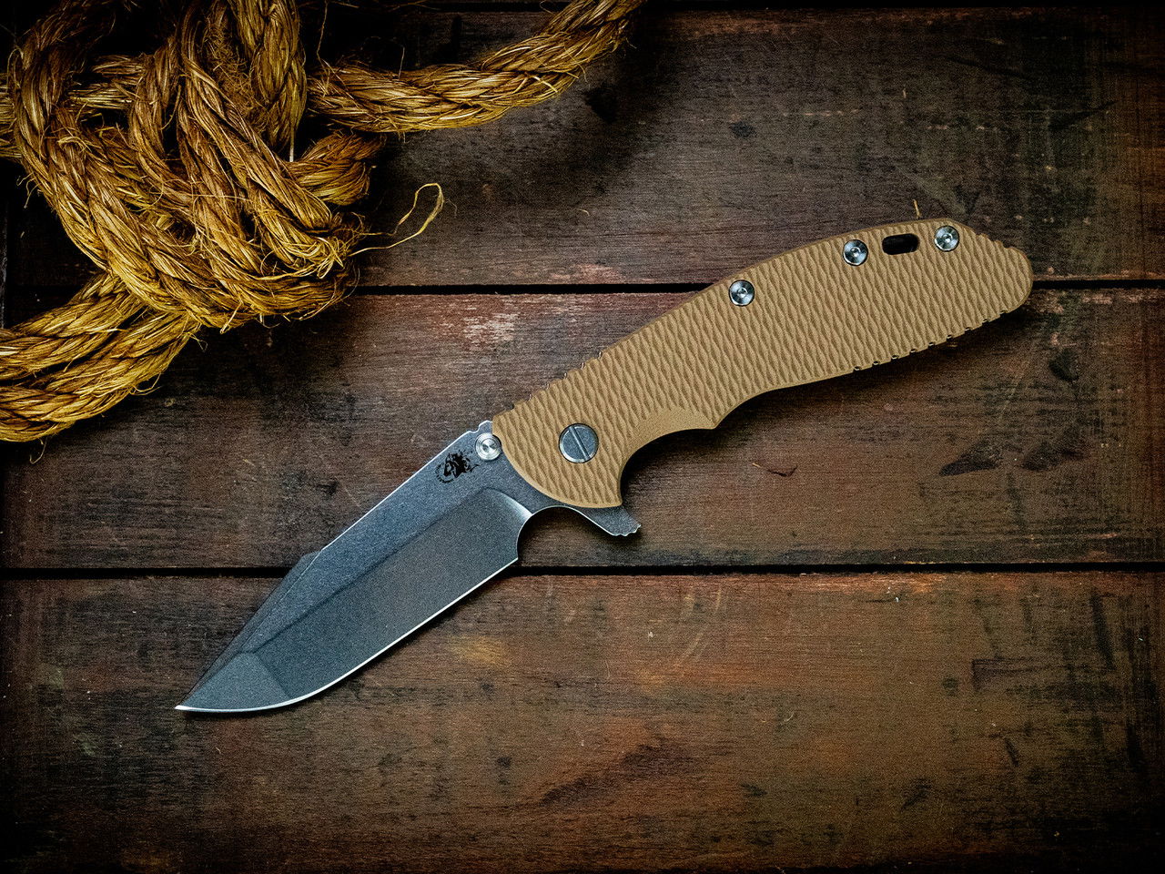 XM-24-S45VN-Harpoon Spanto-Working Finish-Stonewash Blade-G10