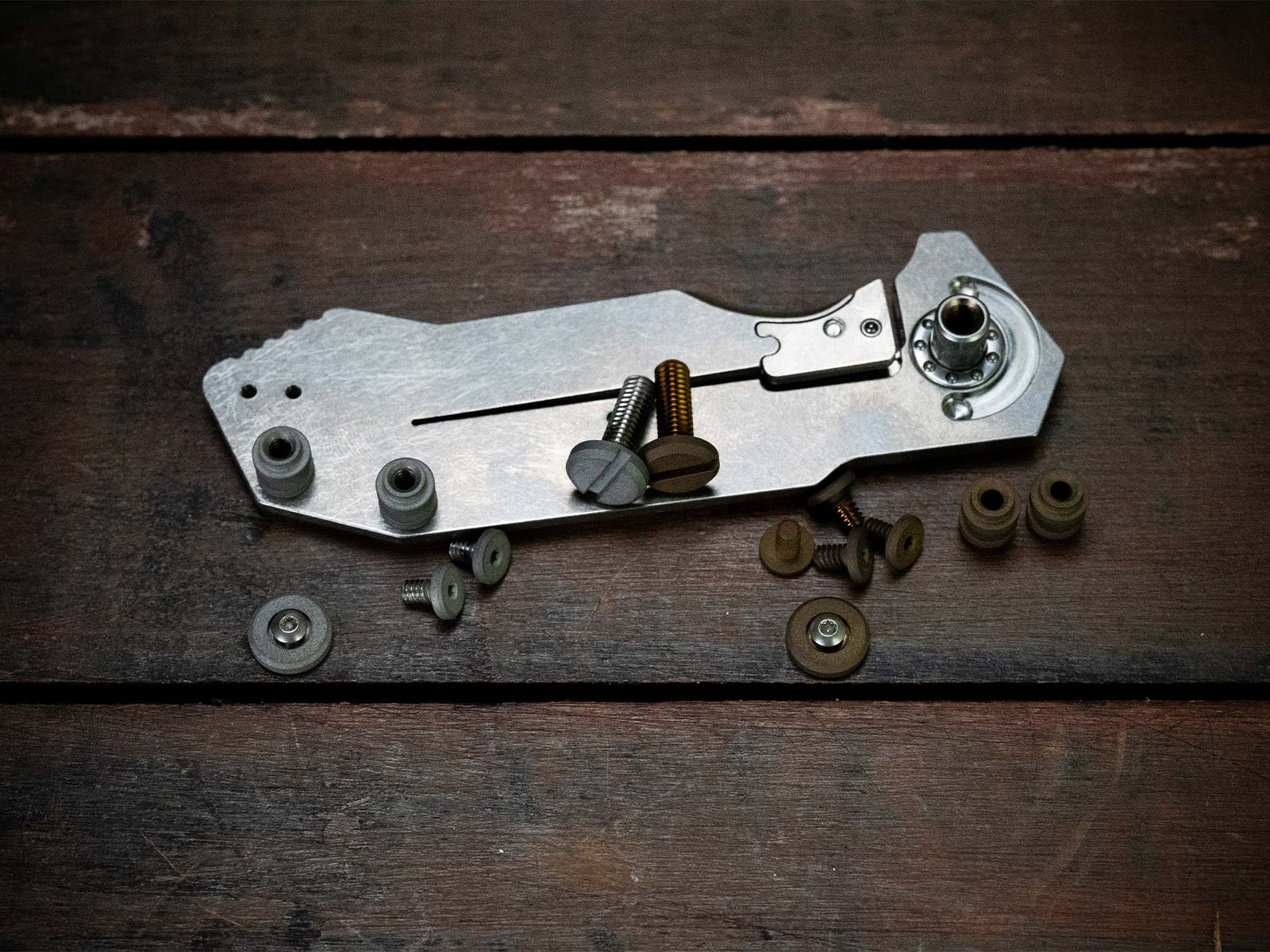 Halftrack Complete Hardware Kit-Titanium-Working/Battle Finish