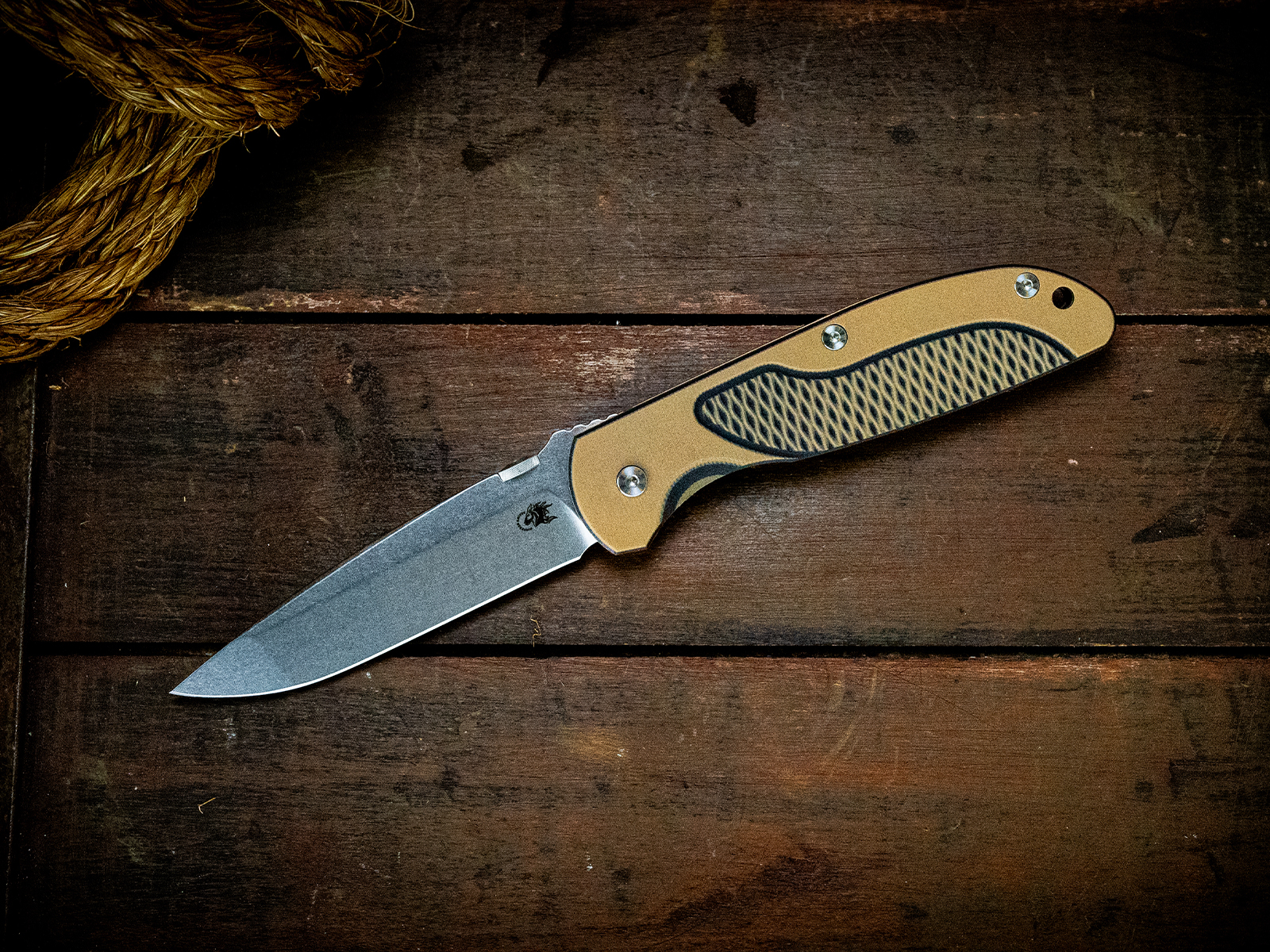Firetac Spanto-20CV-Stonewash Bronze-Coyote/Black G10