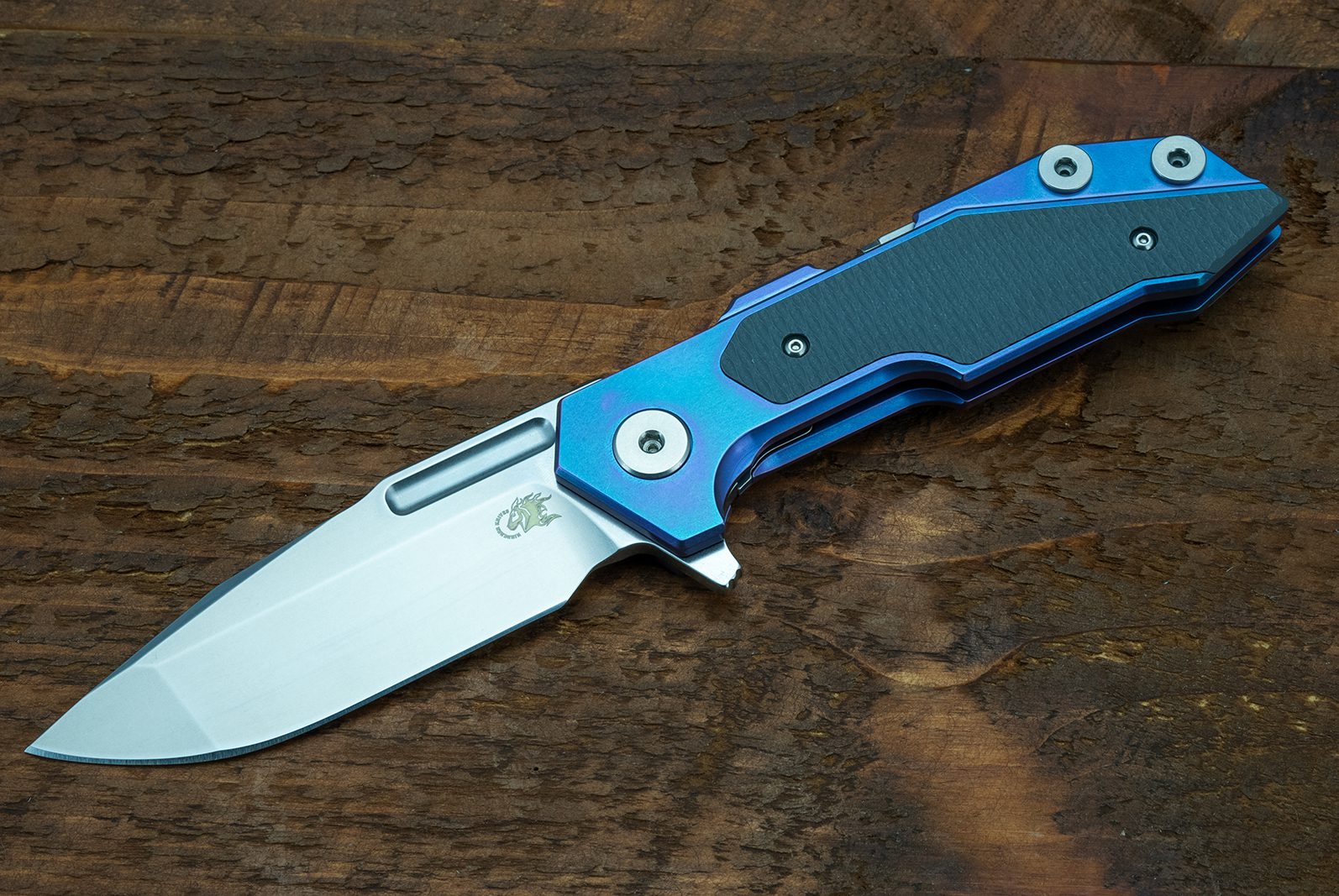 Full Track-Spanto-S45VN-Stonewash Purple/Blue-Grey G10 Full Track-Spanto-S45VN-Stonewash Purple/Blue-Grey G10