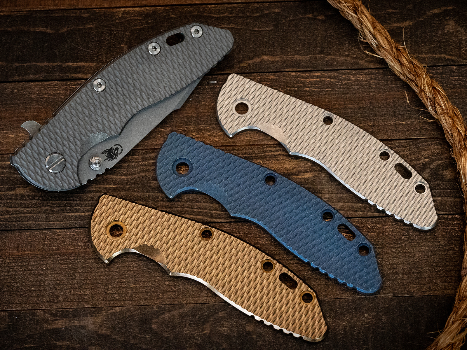 3.5" XM18 Titanium Scale-Textured 3.5" XM18 Titanium Scale-Textured