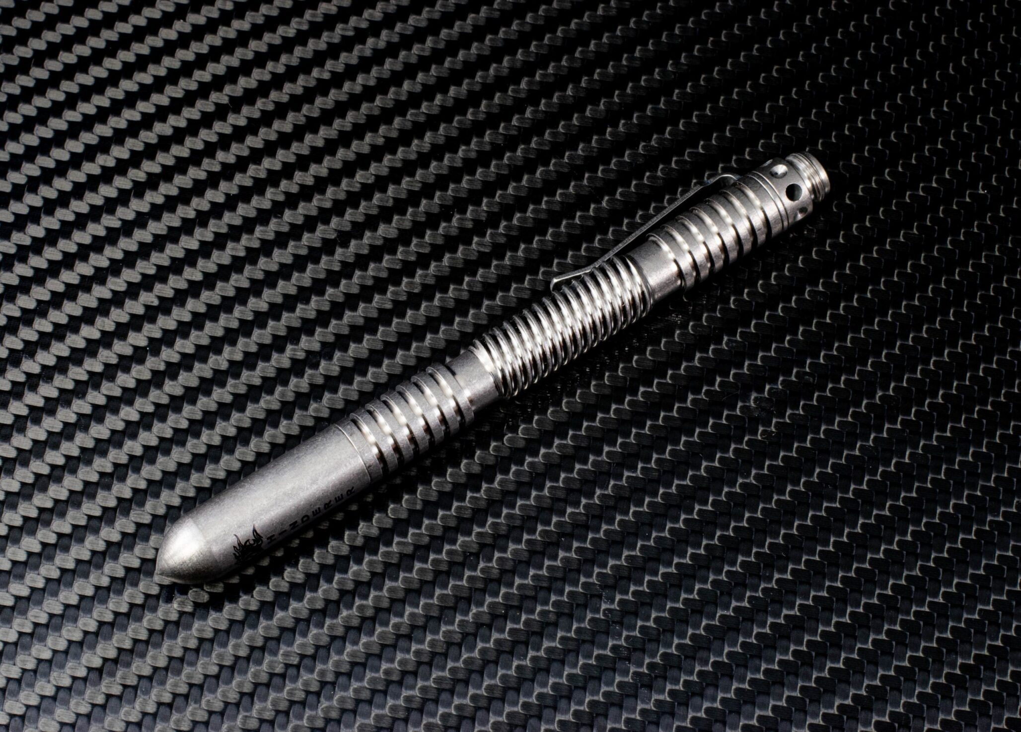 Extreme Duty Spiral Modular Pen-Titanium-Stonewash Natural Extreme Duty Spiral Modular Pen-Titanium-Stonewash Natural