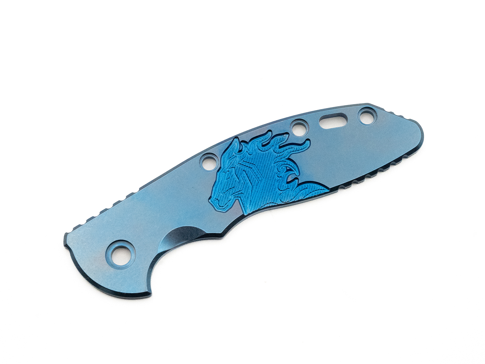 ExpProductCell_3.5" XM18-SKINNY-Titanium Scale-Milled Horse Head Logo-Smooth-Stonewash Blue