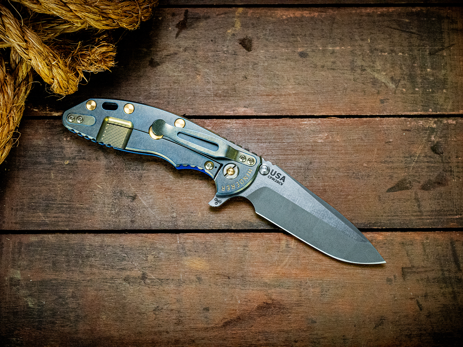 ExpProductCell_XM-18 3.5"-20CV-Spanto-Working Finish Two Tone-Stonewash Blue/Gold-Blue G10-Brass Hardware