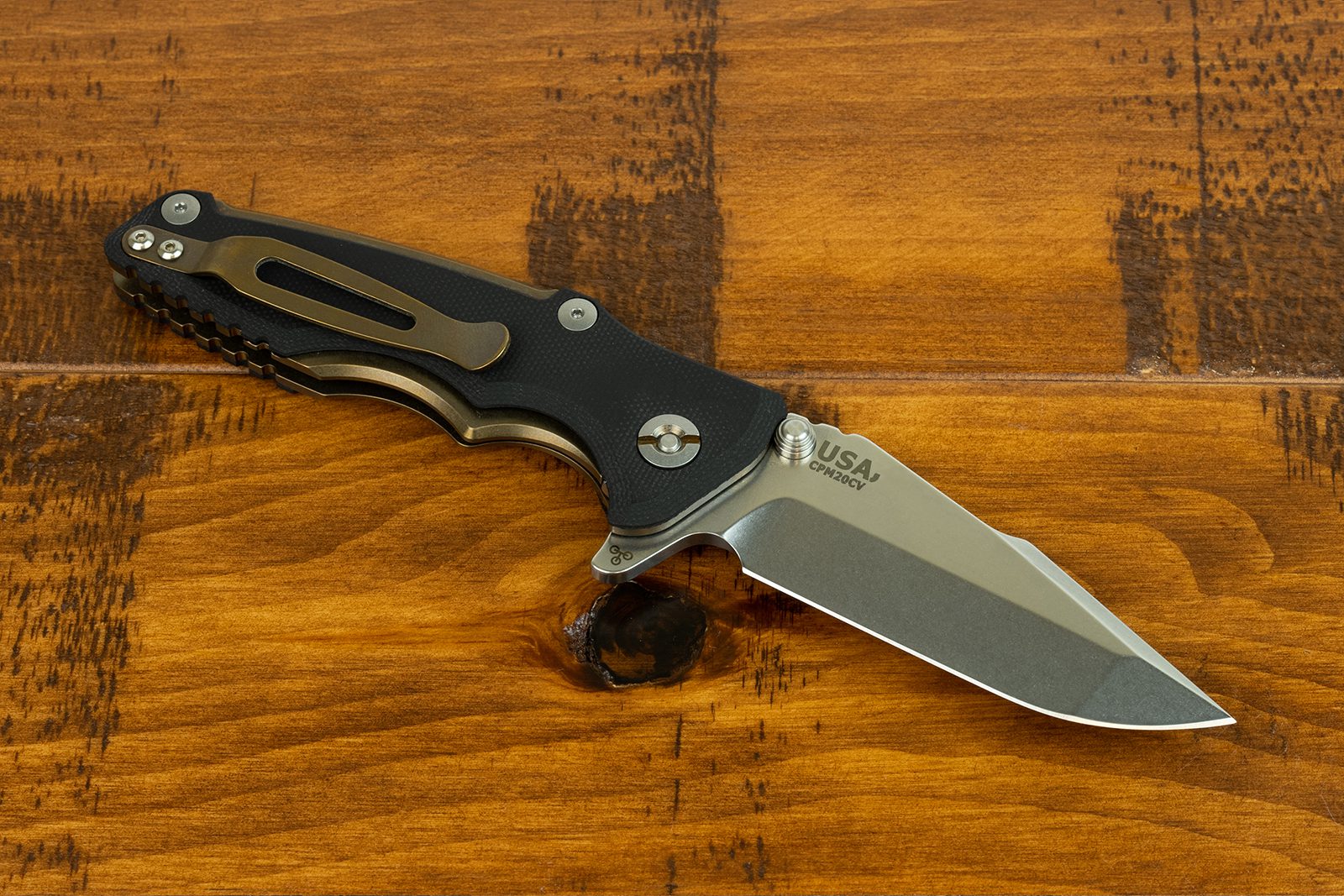 3" Eklipse-Harpoon Spanto-CPM20CV-Stonewash Bronze-G10 3" Eklipse-Harpoon Spanto-CPM20CV-Stonewash Bronze-G10