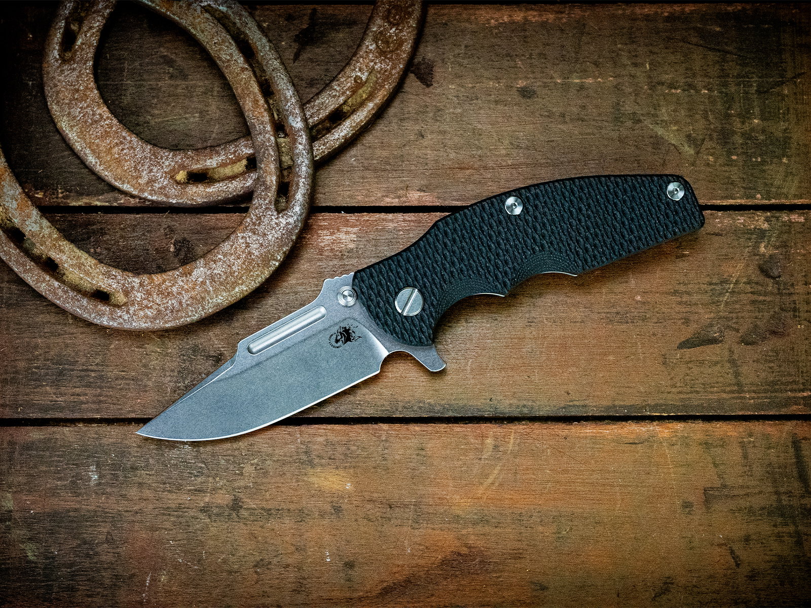 Jurassic-Frontier Clip Point-Magnacut-Working Finish-Stonewash
