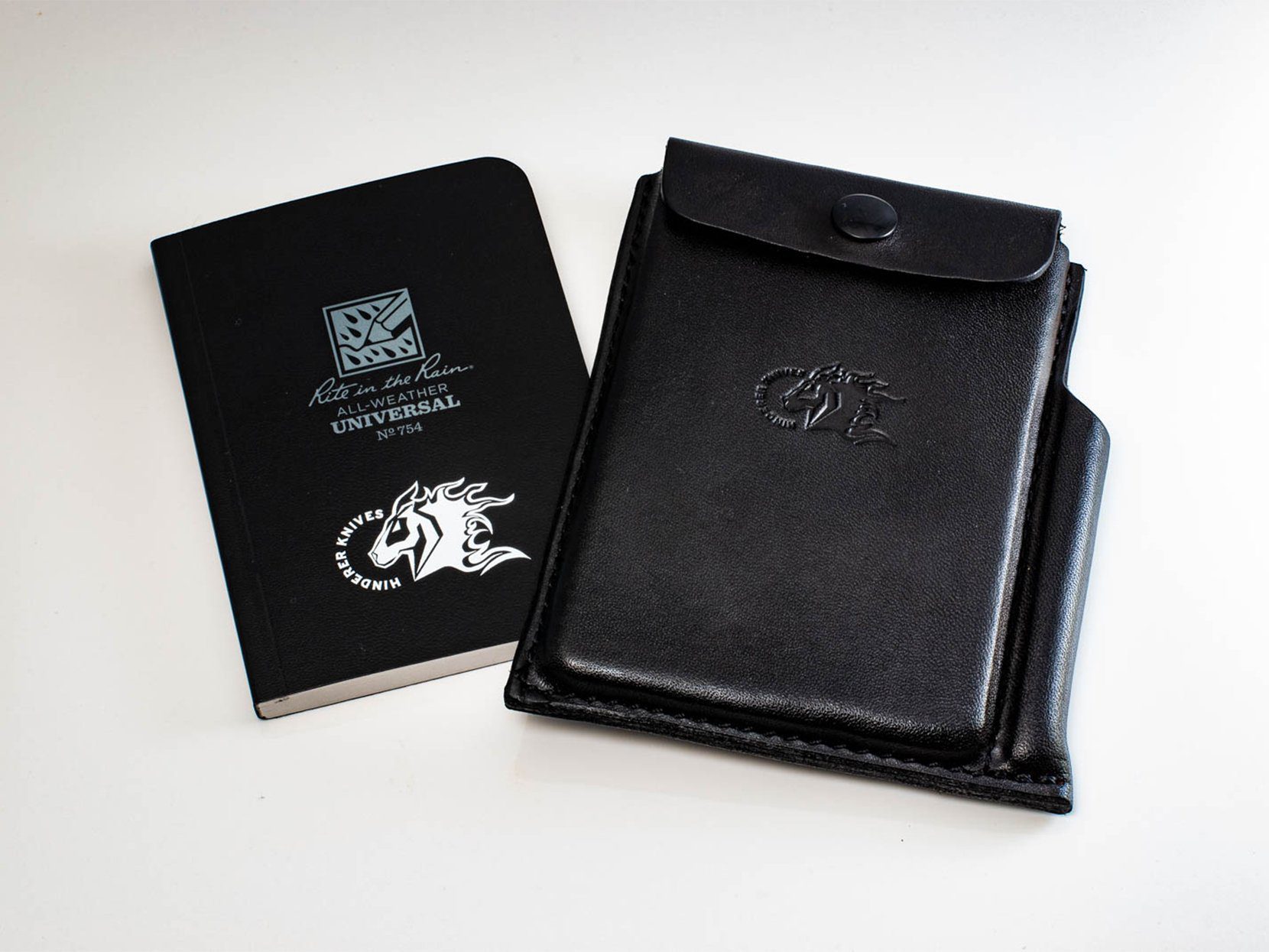 Investigator Notebook Leather Case With Write in The Rain Notebook-Black Investigator Notebook Leather Case With Write in The Rain Notebook-Black