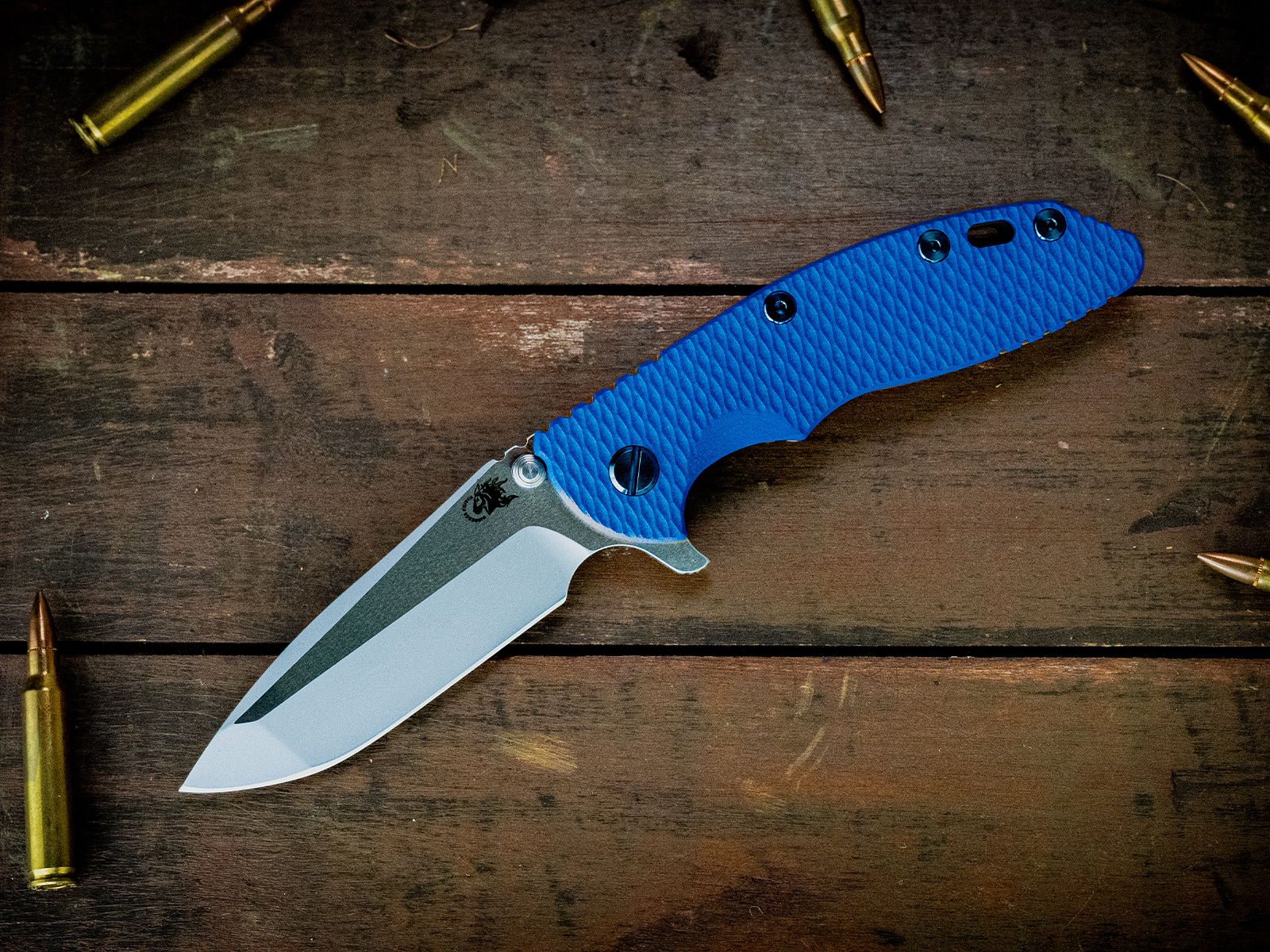 XM-18 3.5" Spanto-S45VN-Two Tone-Bead Blast-Blue G10-Blue Ti Hardware XM-18 3.5" Spanto-S45VN-Two Tone-Bead Blast-Blue G10-Blue Ti Hardware