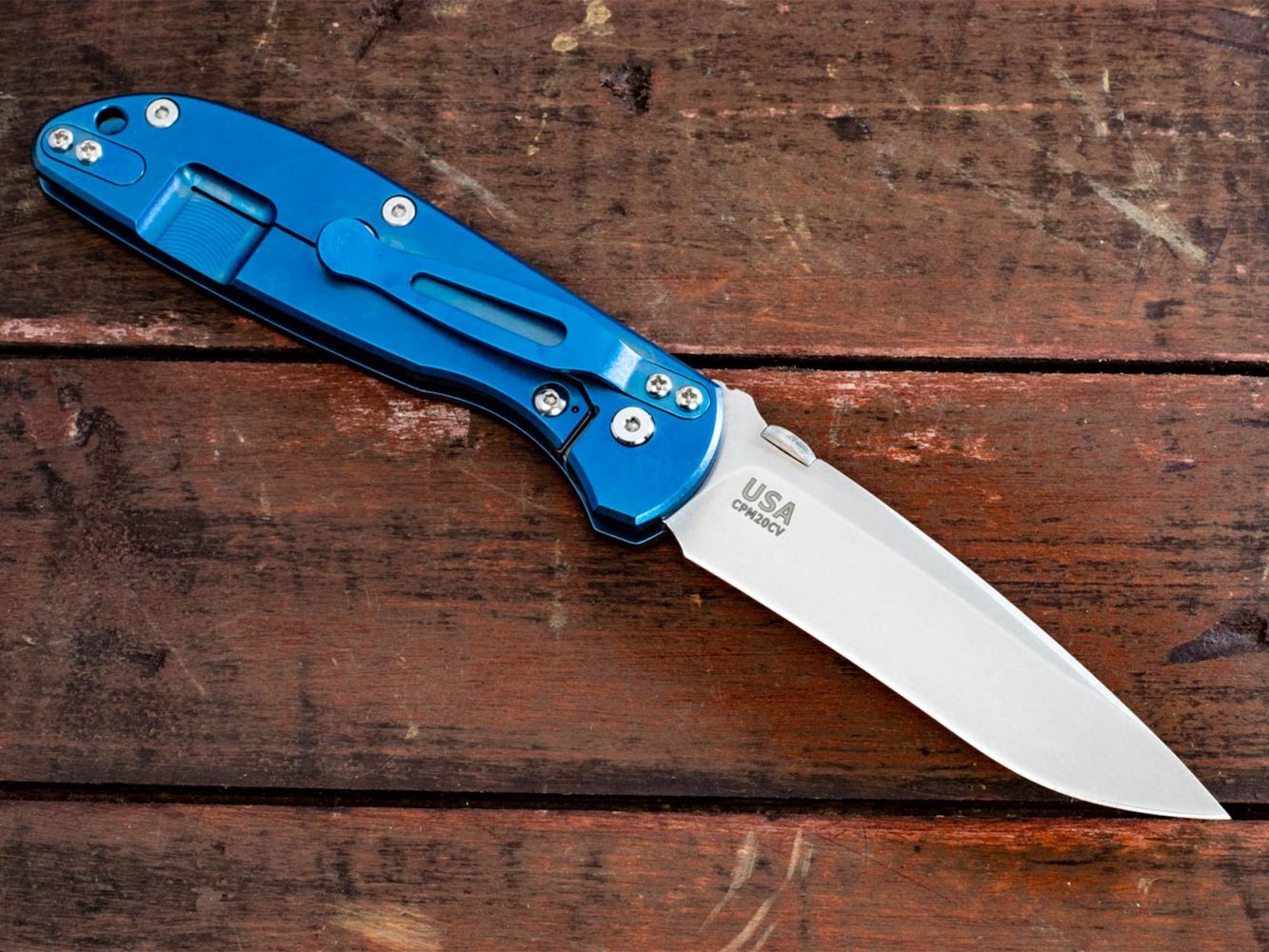 FireTac Recurve-Stonewash Blue-G10