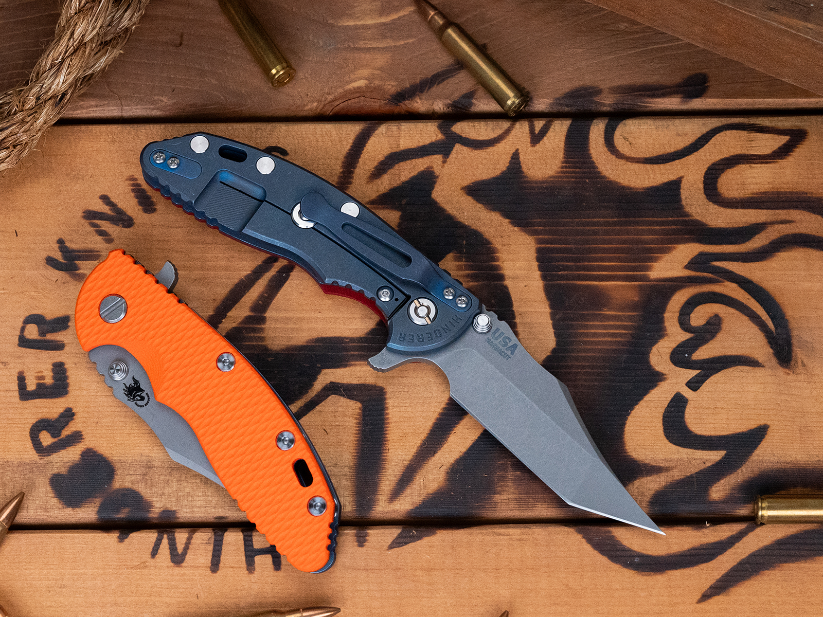 XM-18 3.5" Aggressor-Magnacut-Battle Blue-G10 XM-18 3.5" Aggressor-Magnacut-Battle Blue-G10