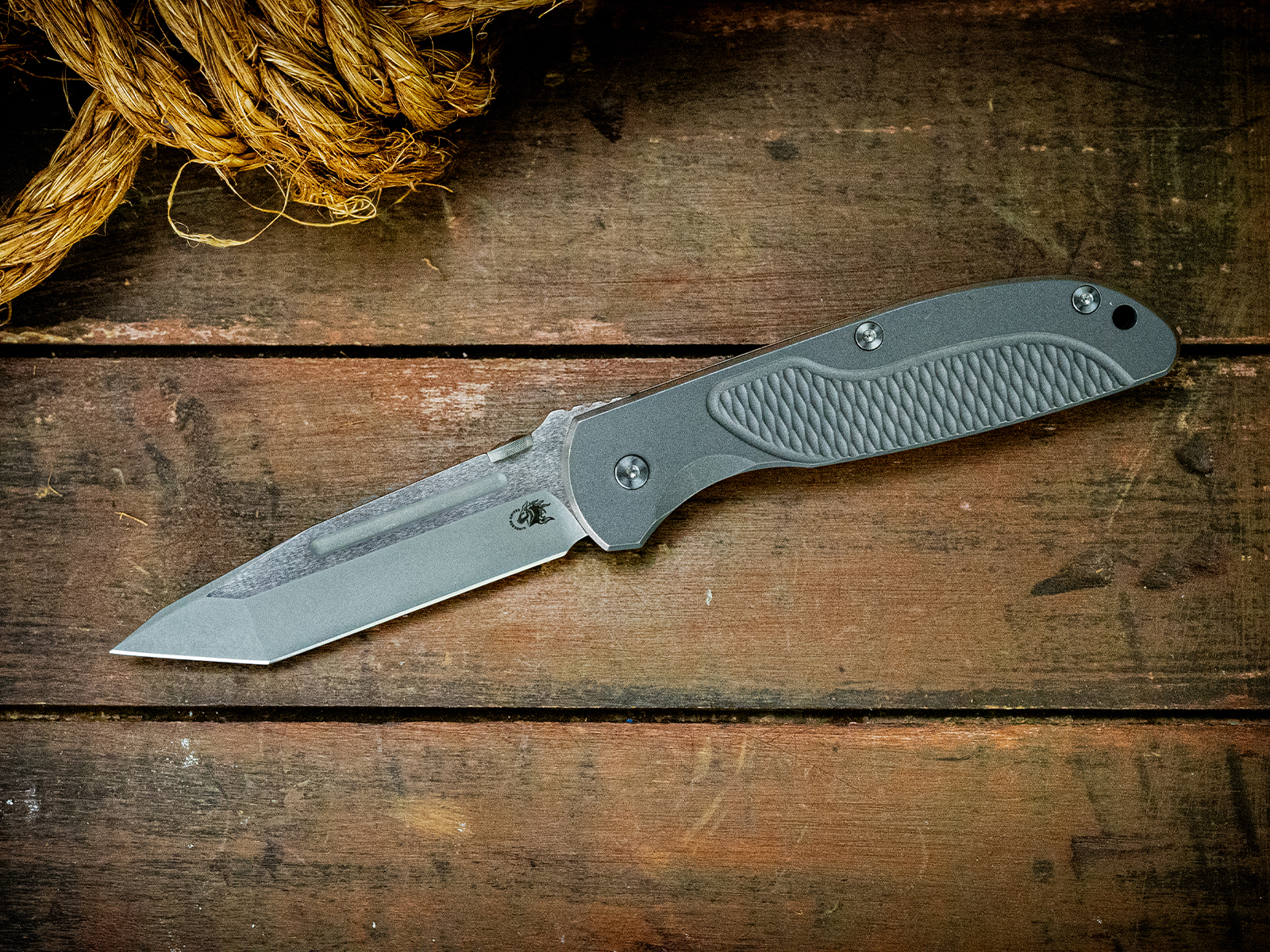 ExpProductCell_Firetac Tanto-20CV-Two Tone Working Finish-Titanium Scale